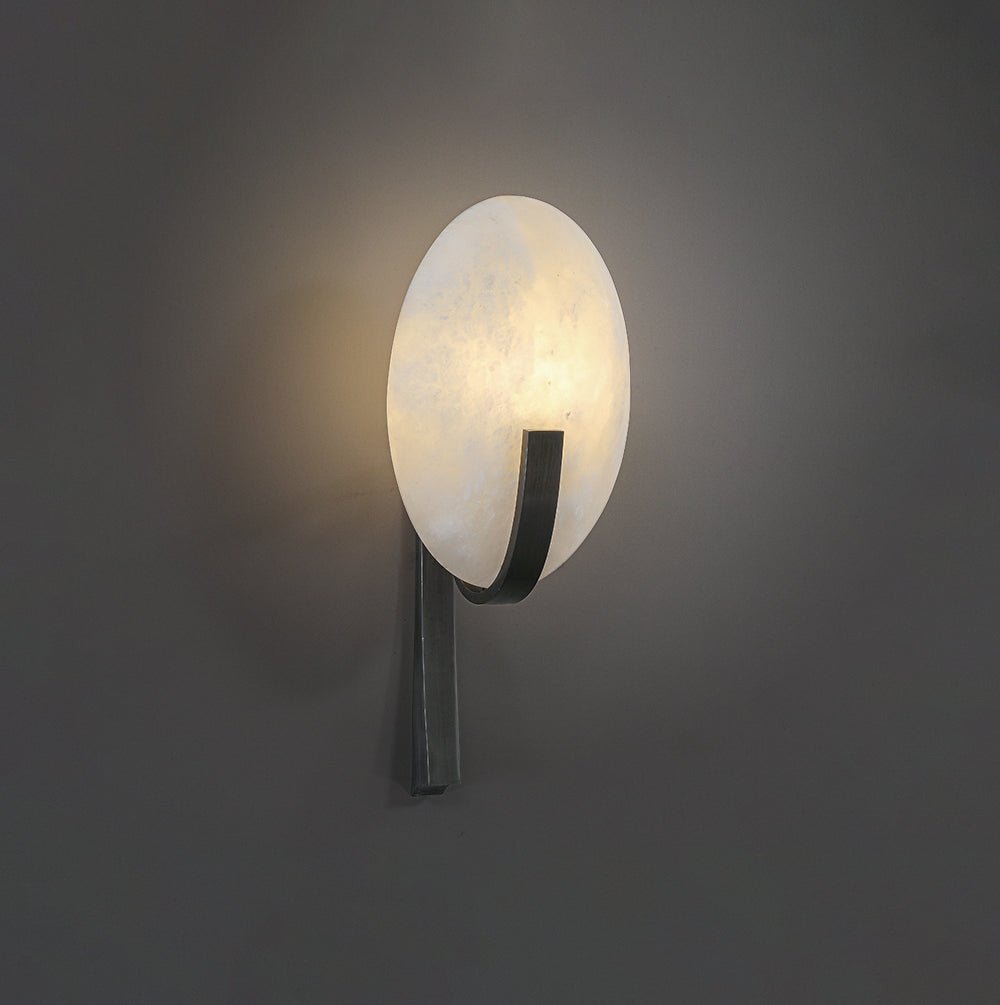 Selene Modern Alabaster Wall Lamp-Neutral Decor