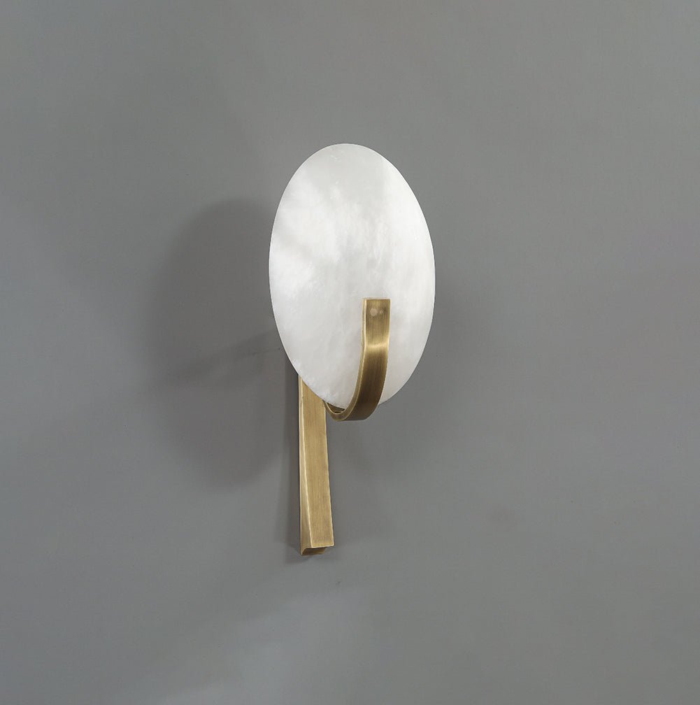 Selene Modern Alabaster Wall Lamp-Neutral Decor