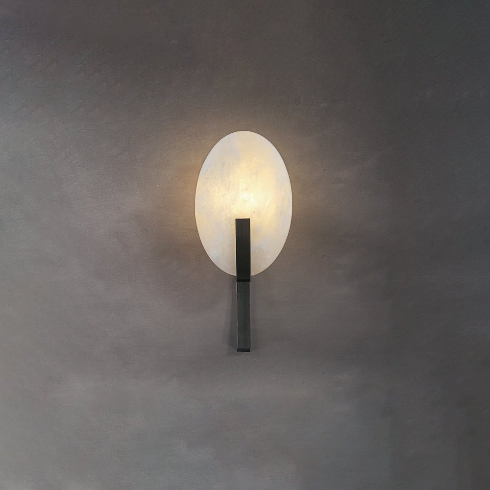 Selene Modern Alabaster Wall Lamp-Neutral Decor
