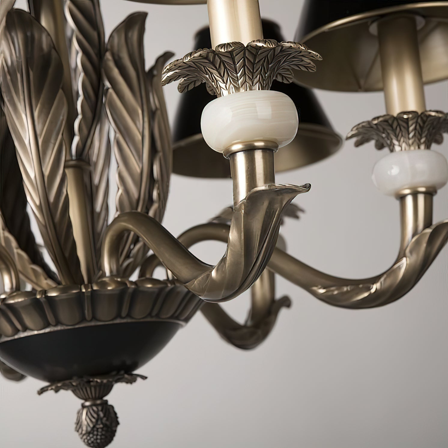 Product dimensions overlayed on a diagram of the Alicia Chandelier.