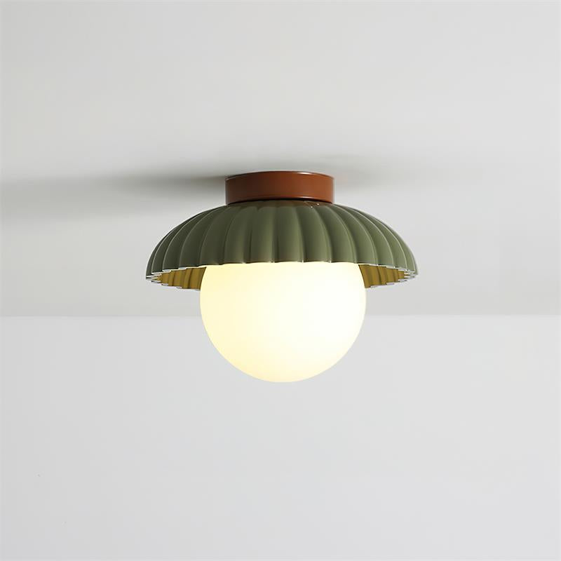Scallop Glow Flush Mount Ceiling Light