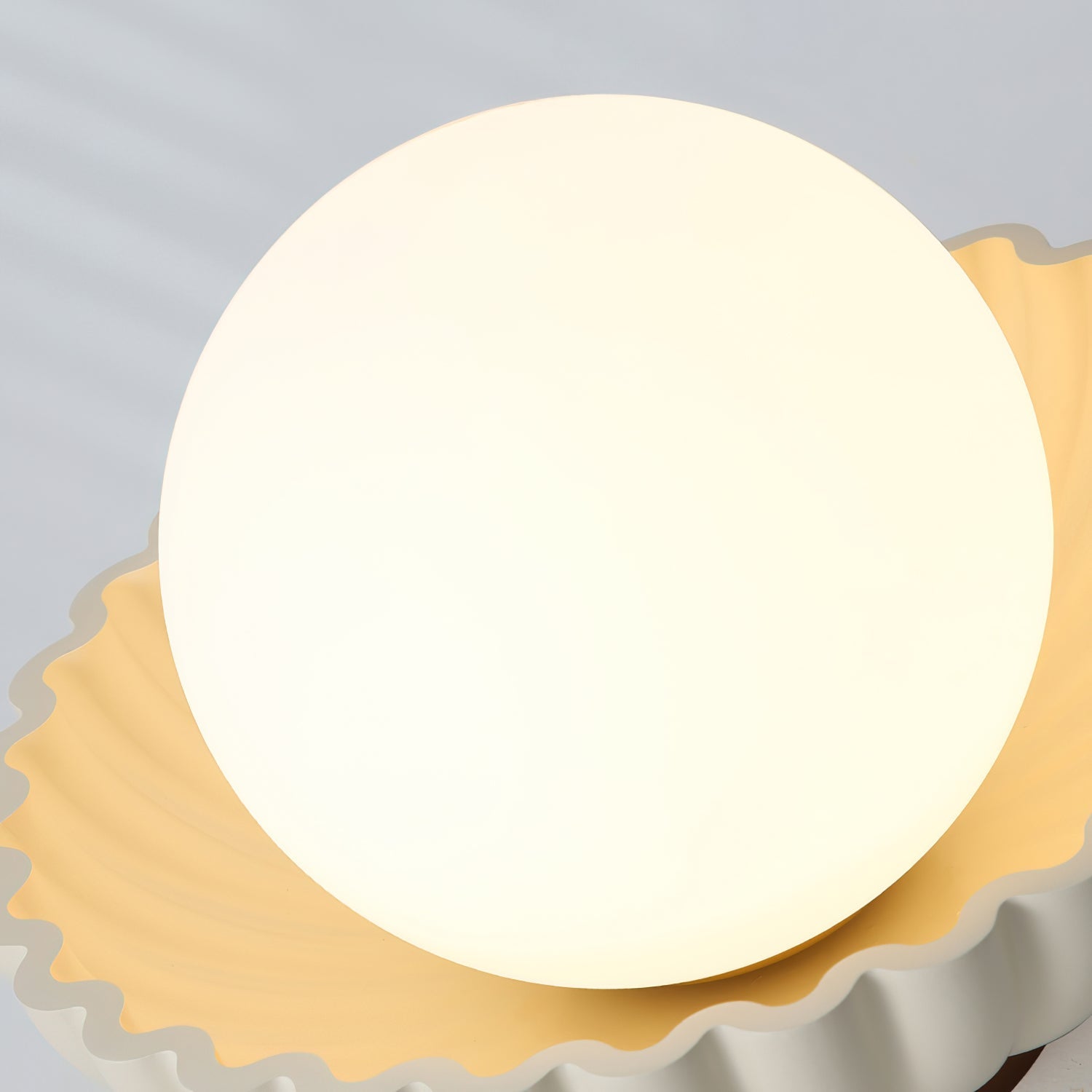 Scallop Glow Flush Mount Ceiling Light