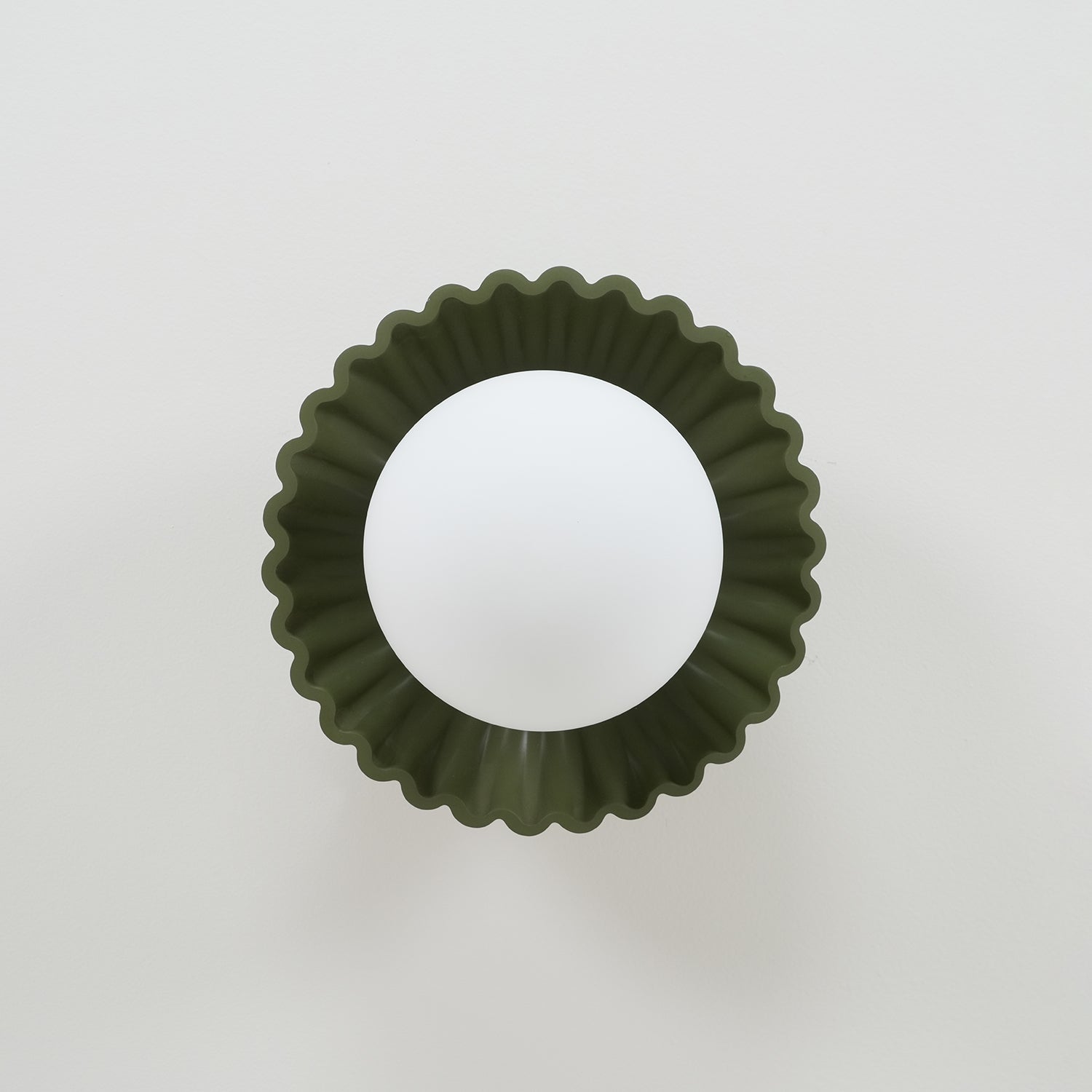 Scallop Glow Flush Mount Ceiling Light
