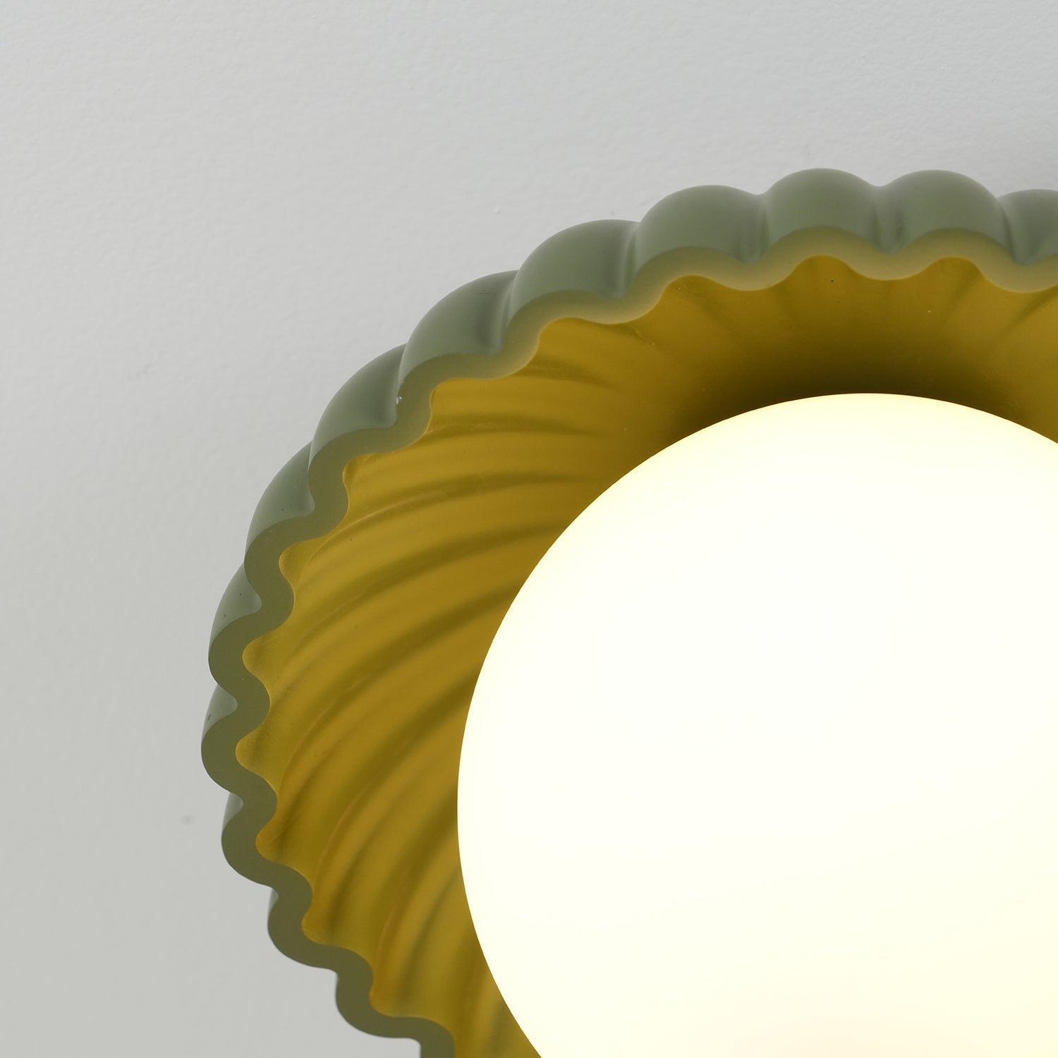 Scallop Glow Flush Mount Ceiling Light