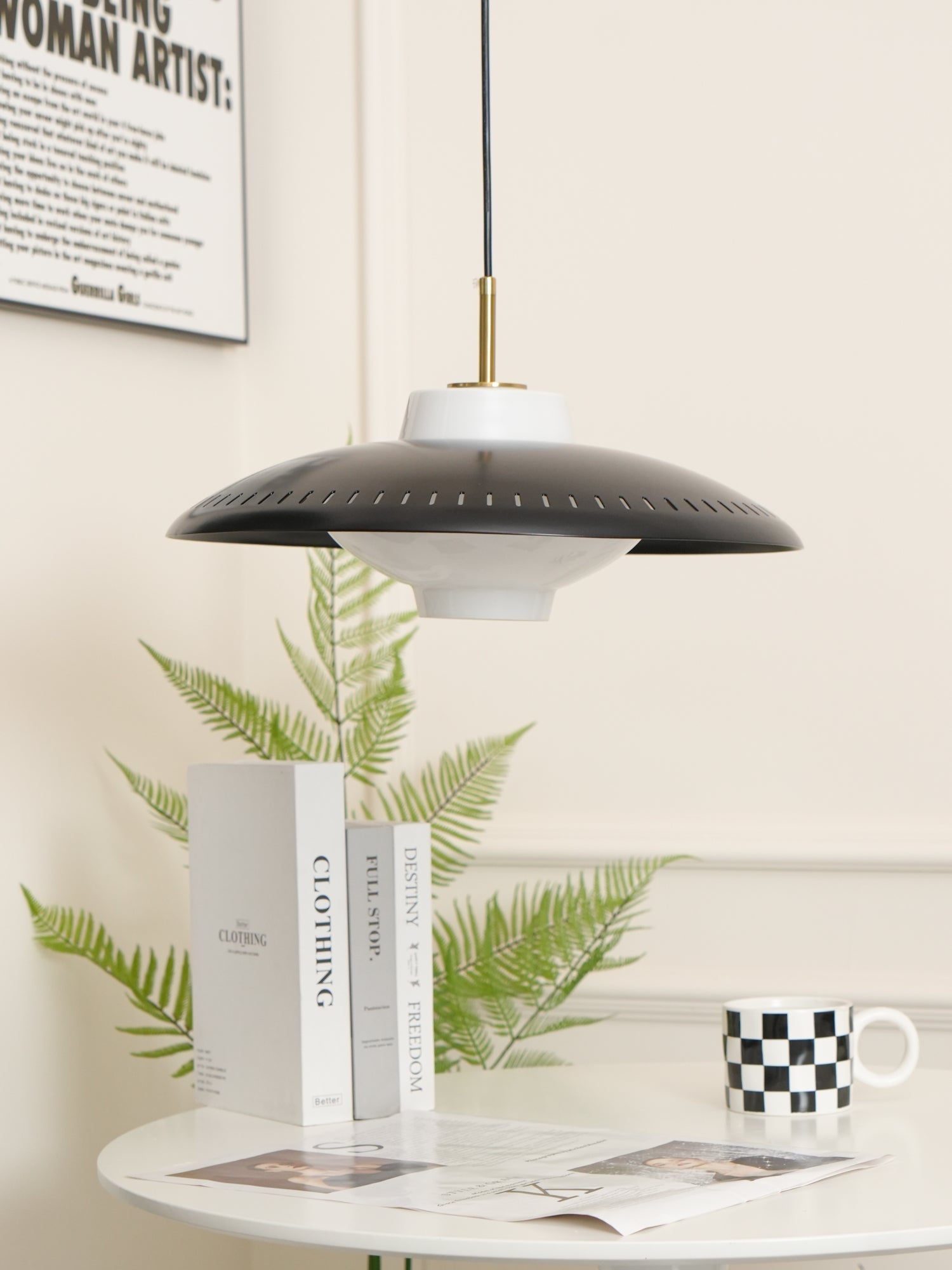 Rocan Classic Minimalistic Pendant Lamp-Neutral Decor