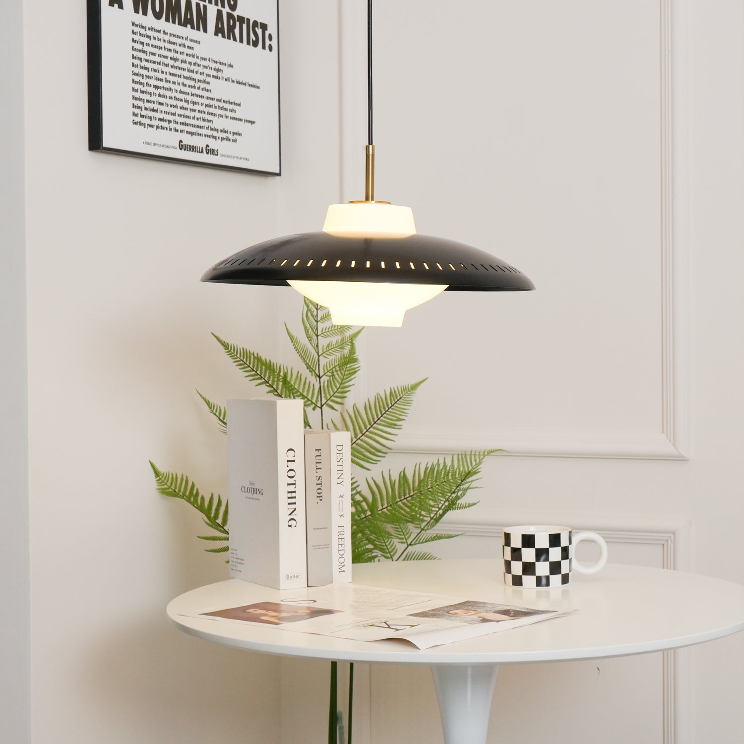 Rocan Classic Minimalistic Pendant Lamp-Neutral Decor
