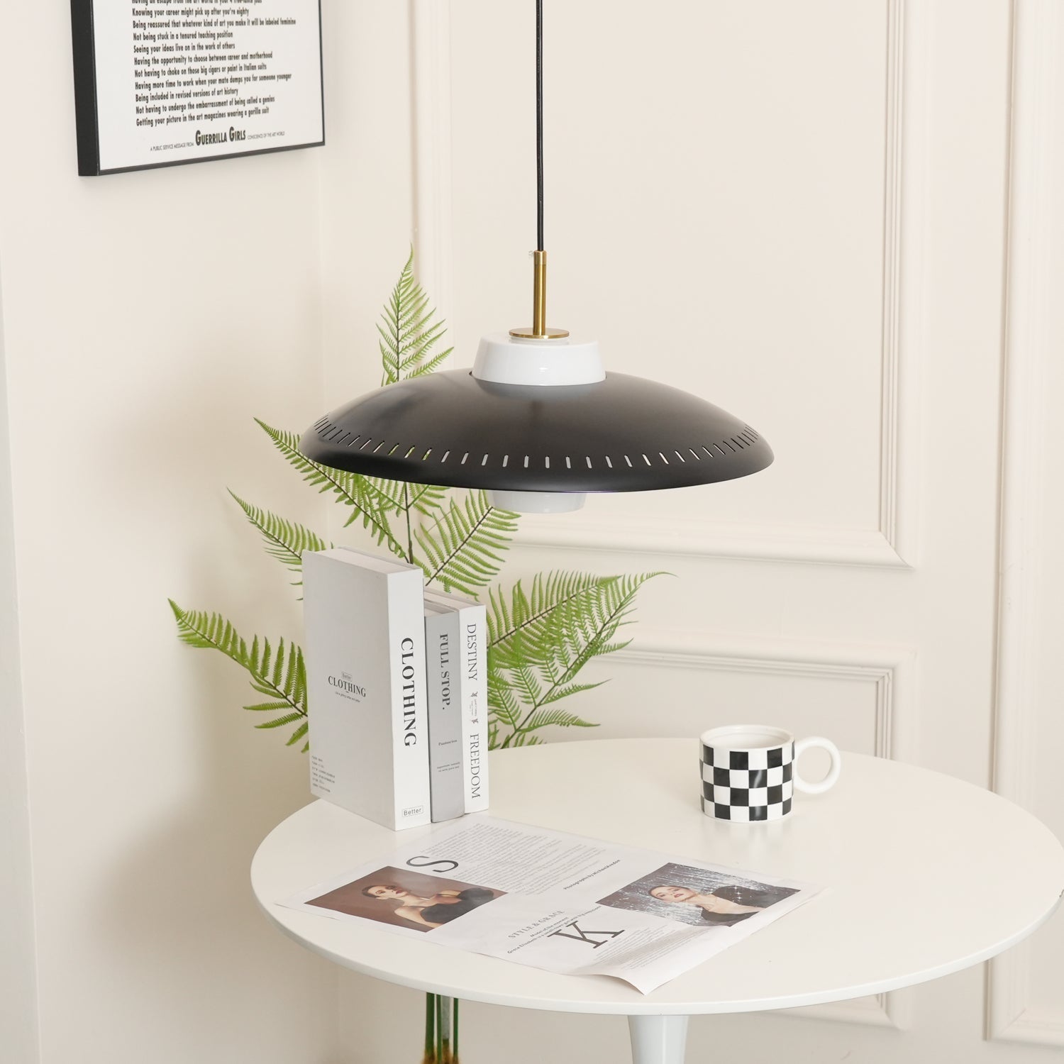 Rocan Classic Minimalistic Pendant Lamp-Neutral Decor
