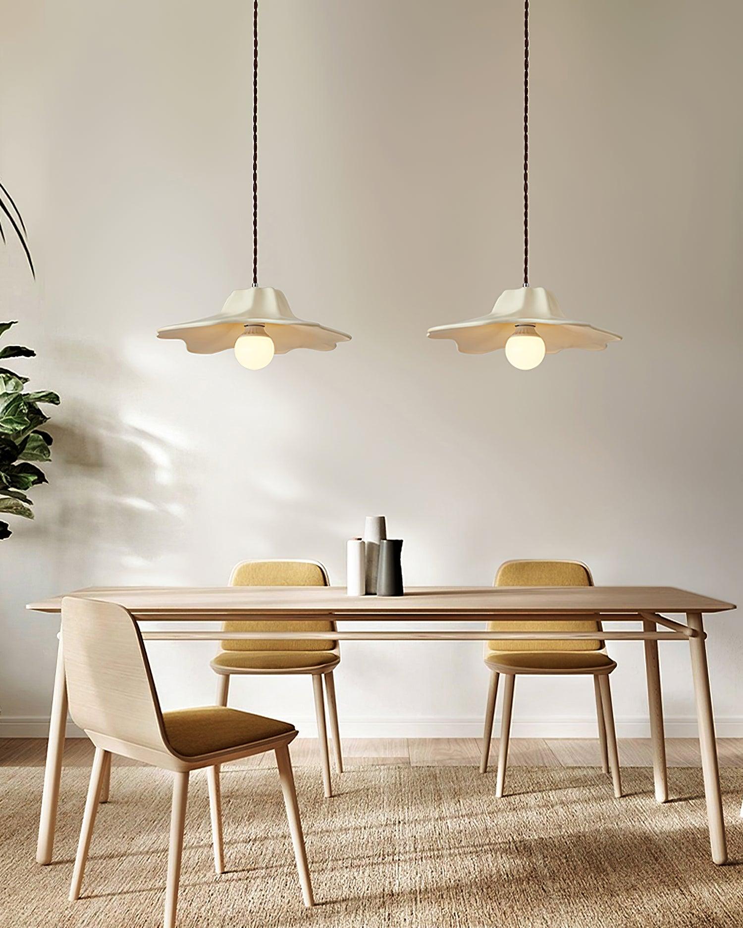 Nyrosis Resin Cozy Pendant Lamp-Neutral Decor