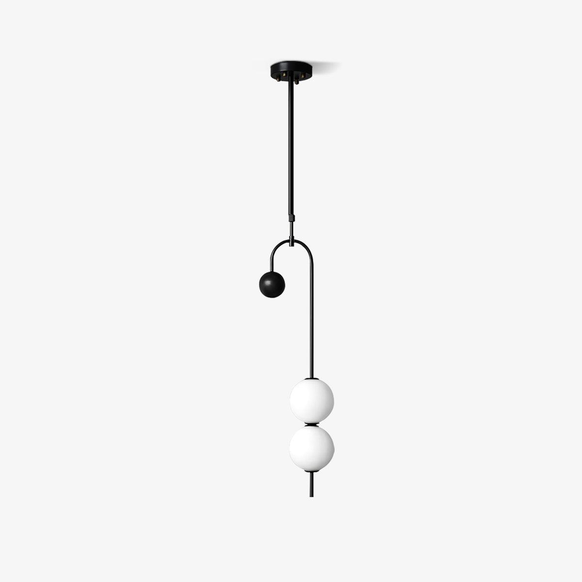 Ellise Plastic Artistic Pendant Light-Neutral Decor