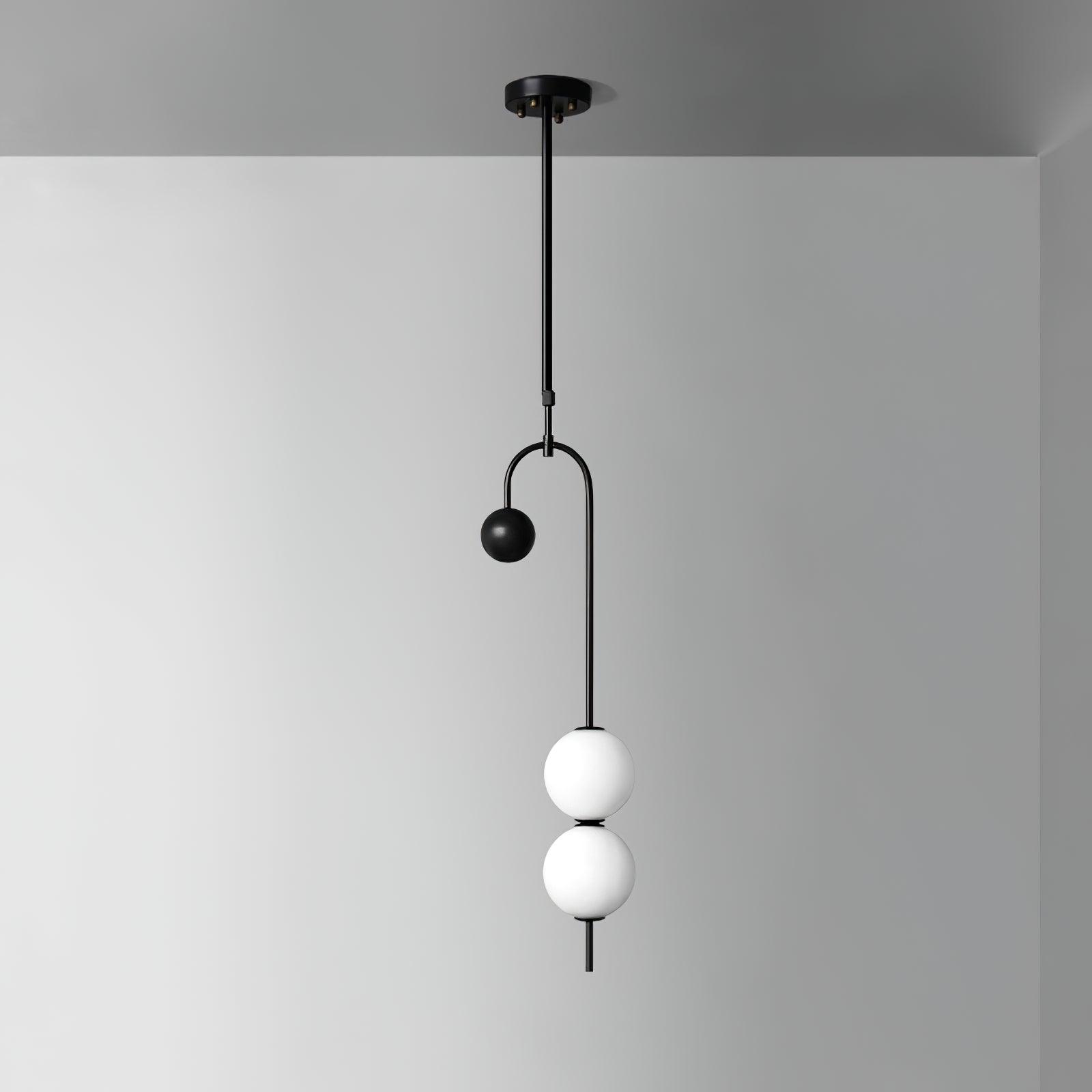 Ellise Plastic Artistic Pendant Light-Neutral Decor