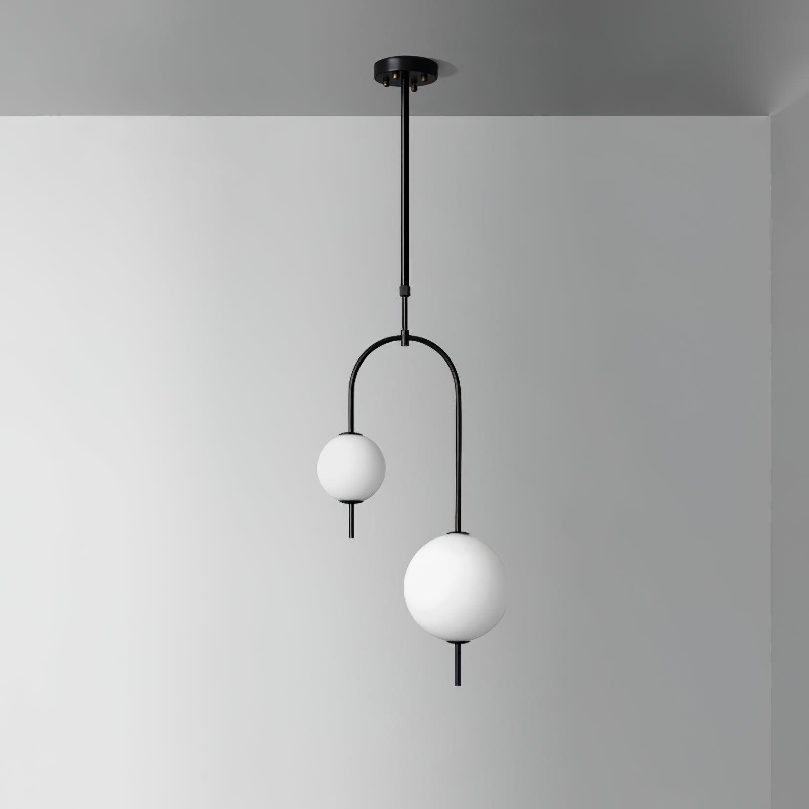 Ellise Plastic Artistic Pendant Light-Neutral Decor