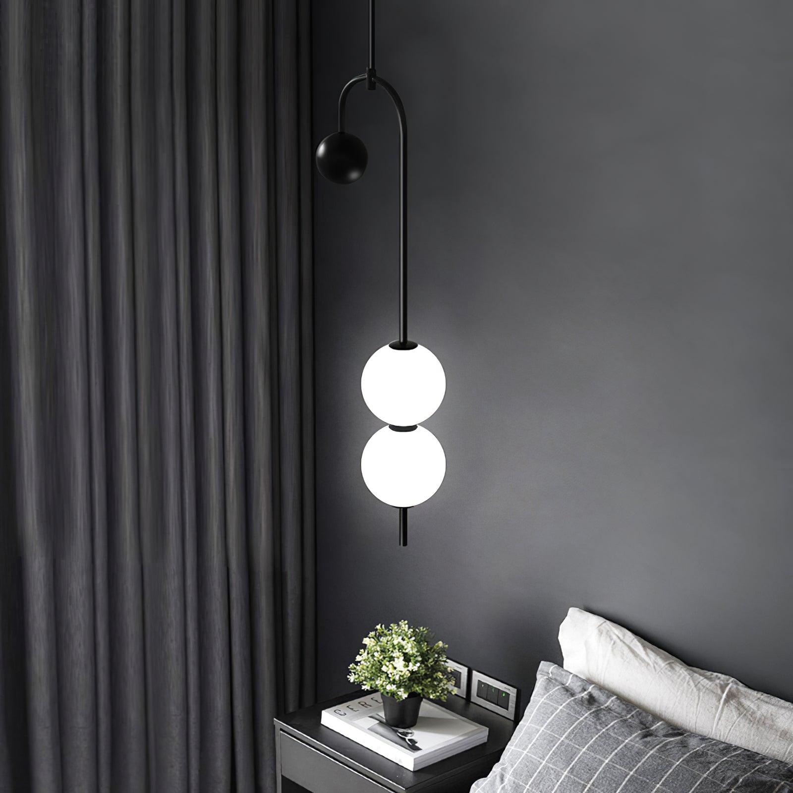 Ellise Plastic Artistic Pendant Light-Neutral Decor