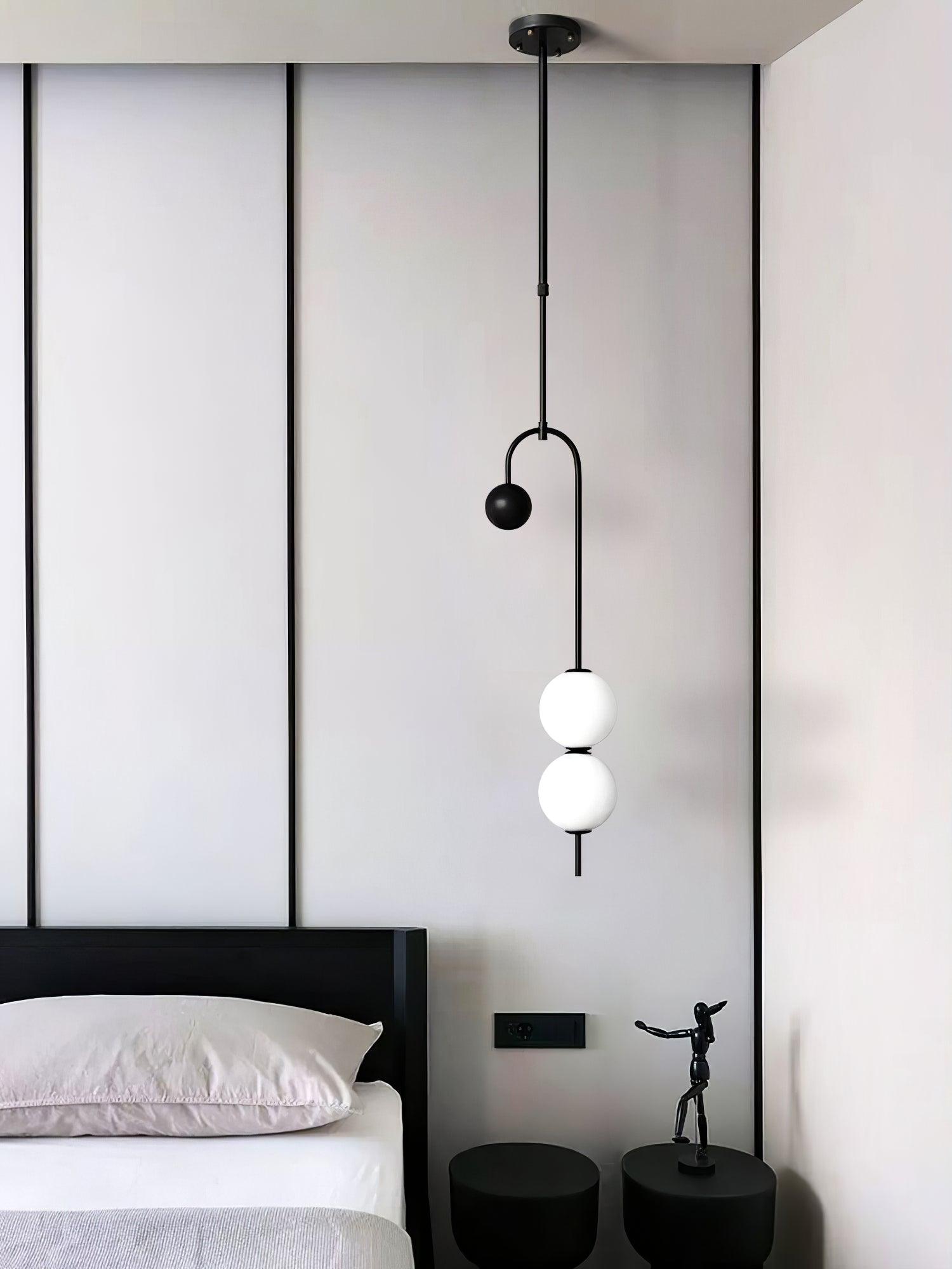 Ellise Plastic Artistic Pendant Light-Neutral Decor