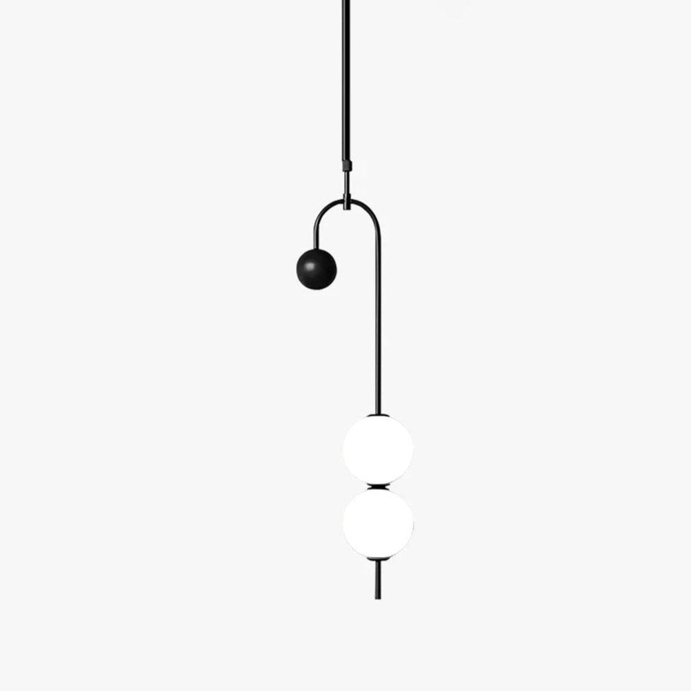 Ellise Plastic Artistic Pendant Light-Neutral Decor