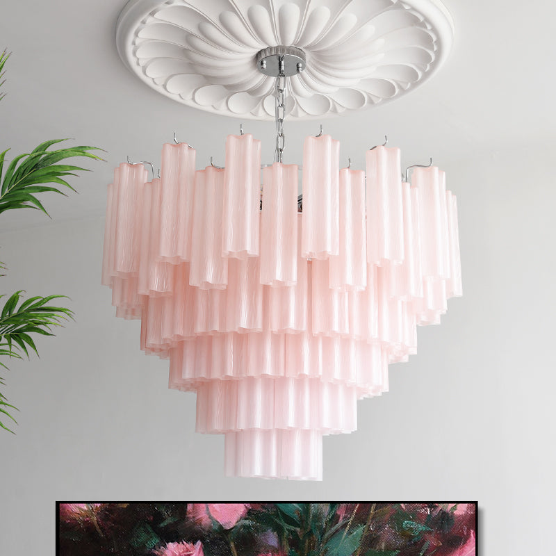 Small 5-layer configuration of the Alistair Chandelier (Dia 60 cm).