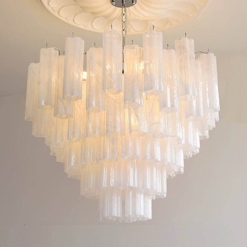 Diagram showing the dimensions of the large Alistair Chandelier.