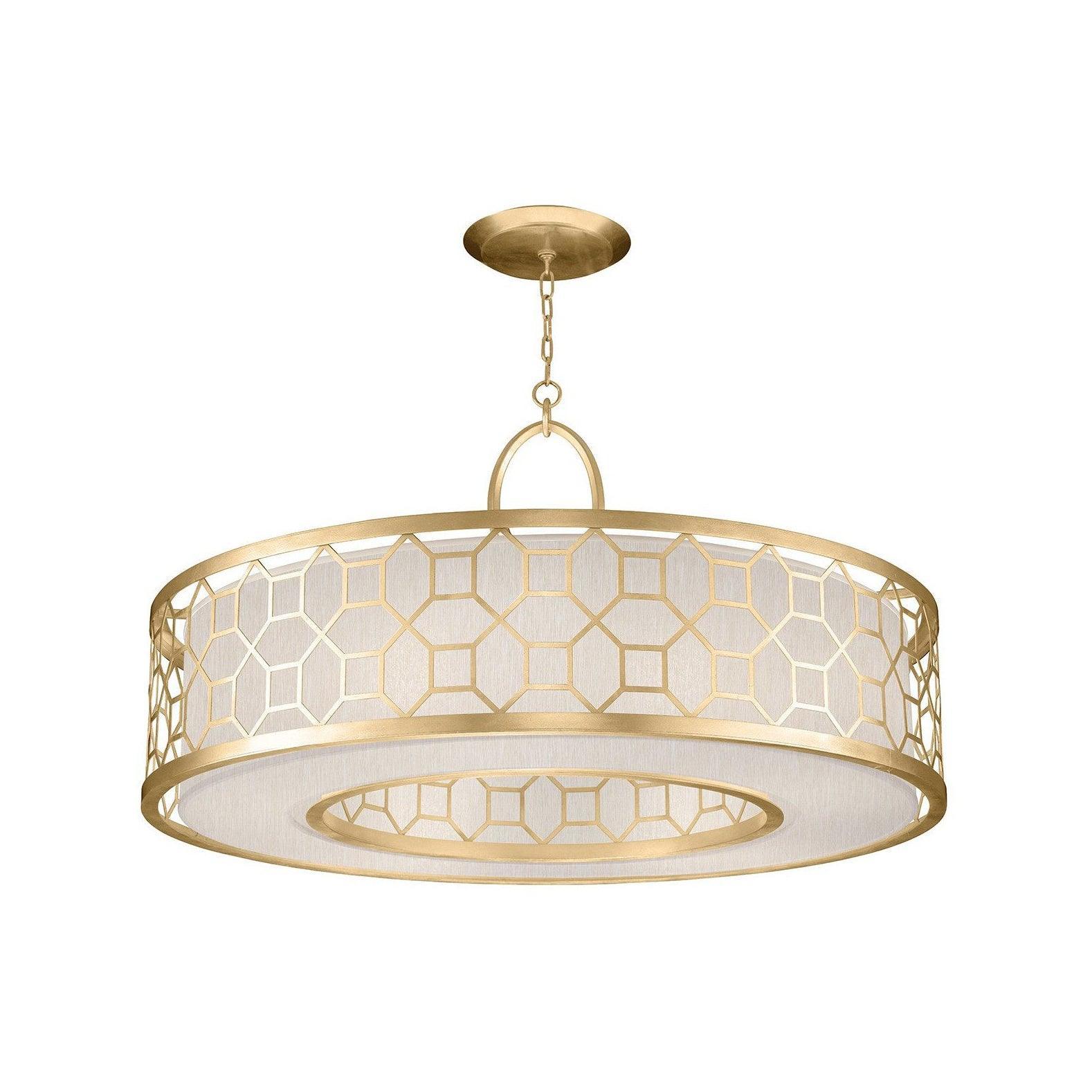 Arshaor Premium Elegance Round Copper Glass Pendant light-Neutral Decor