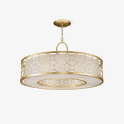 Arshaor Premium Elegance Round Copper Glass Pendant light-Neutral Decor
