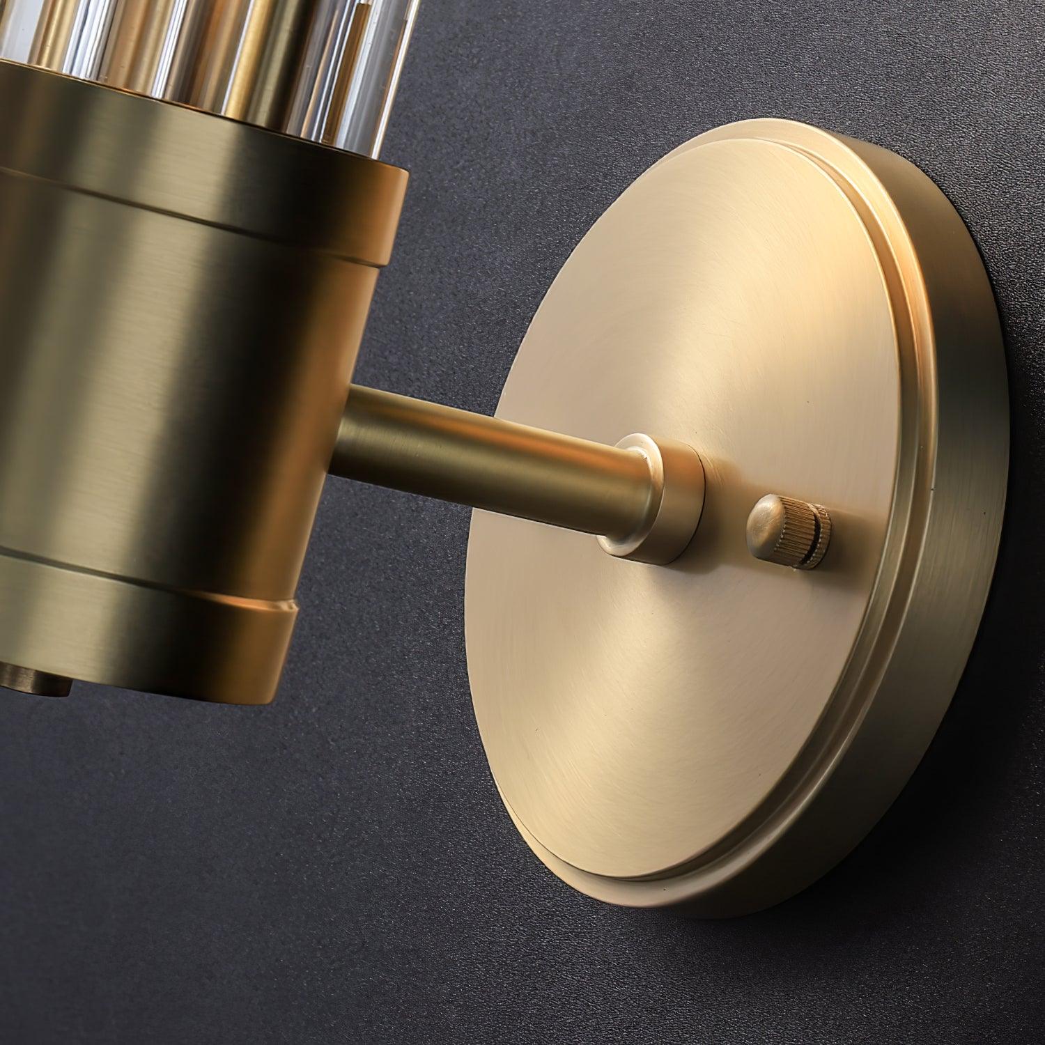 Vevenisra Nordic Art Cylinder Glass Wall Light-Neutral Decor