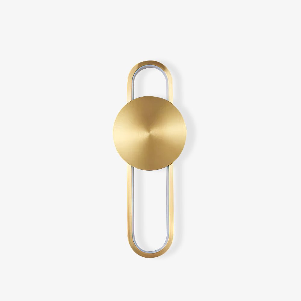 Tevelo Modern Minimalist Brass Wall Lamp-Neutral Decor