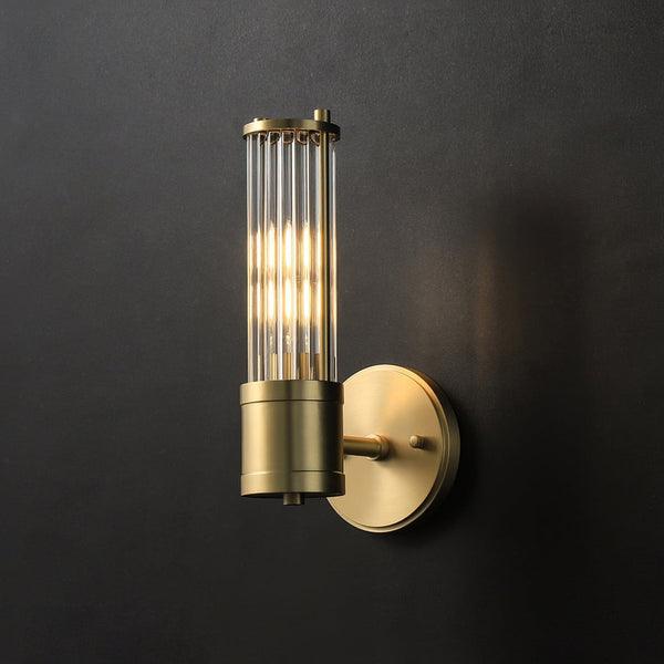 Vevenisra Nordic Art Cylinder Glass Wall Light-Neutral Decor