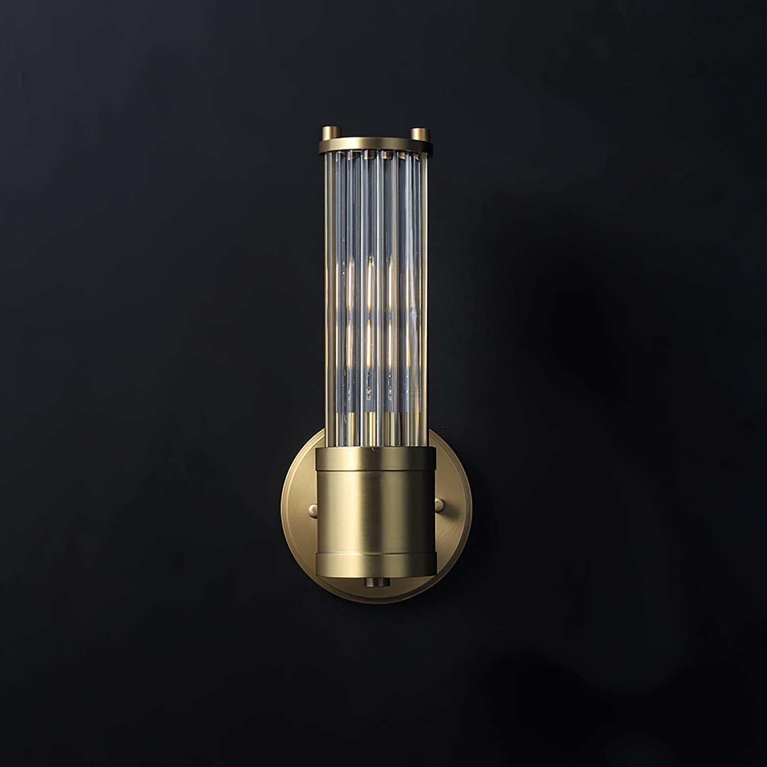 Vevenisra Nordic Art Cylinder Glass Wall Light-Neutral Decor