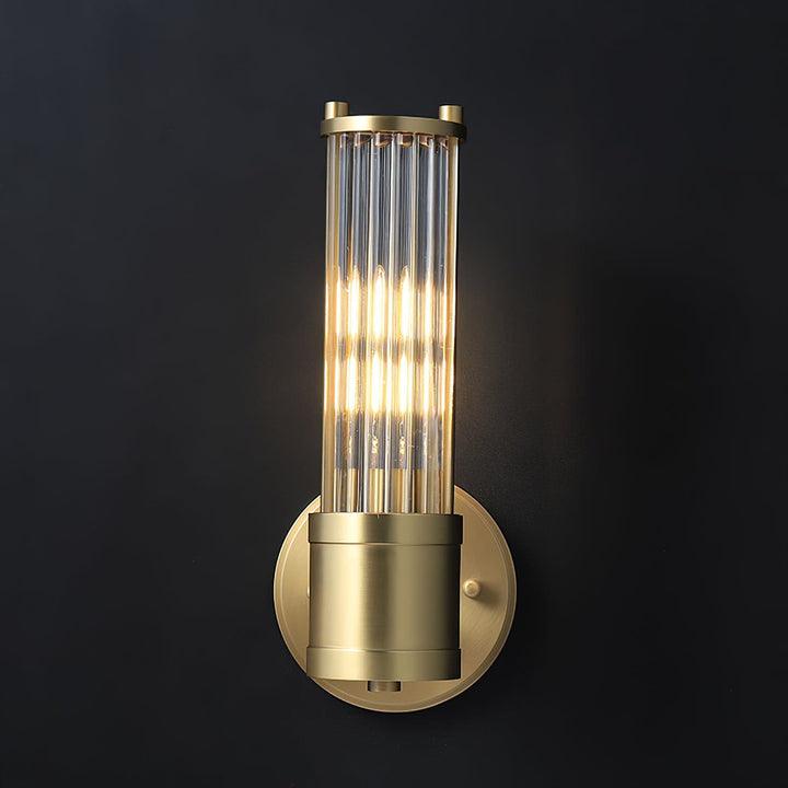 Vevenisra Nordic Art Cylinder Glass Wall Light-Neutral Decor
