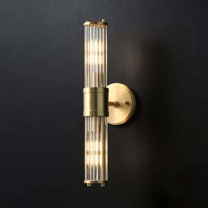 Vevenisra Nordic Art Cylinder Glass Wall Light-Neutral Decor