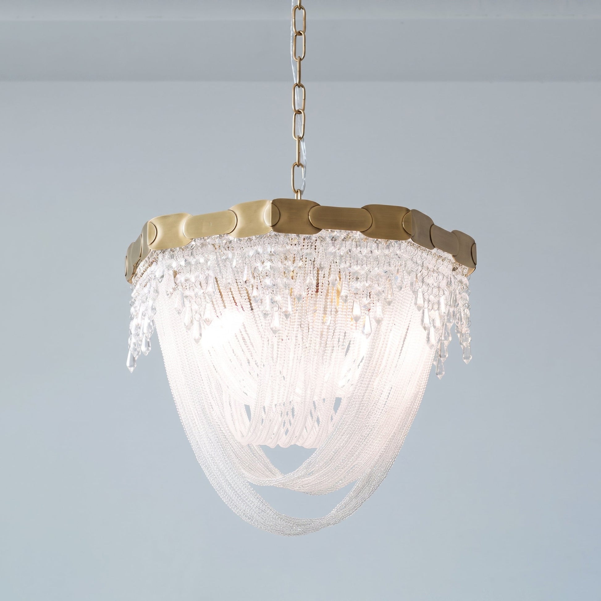 The hanging chain and canopy of the Almeria Chandelier.
