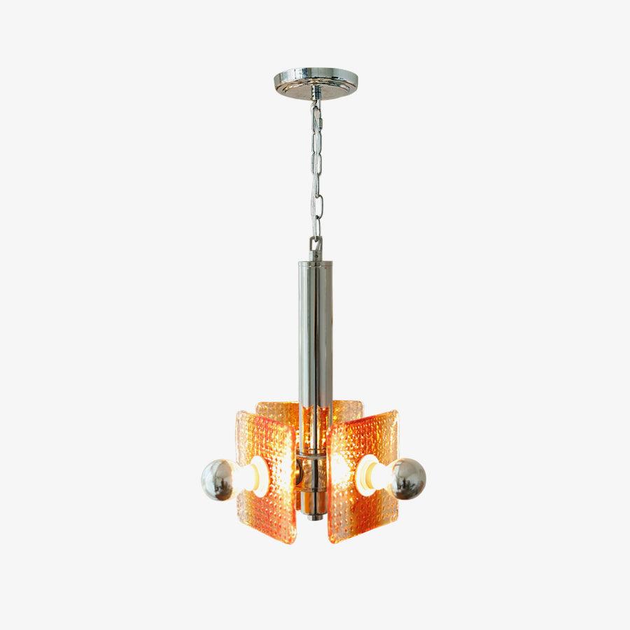 Vesk Glass Elegant Pendant Light-Neutral Decor