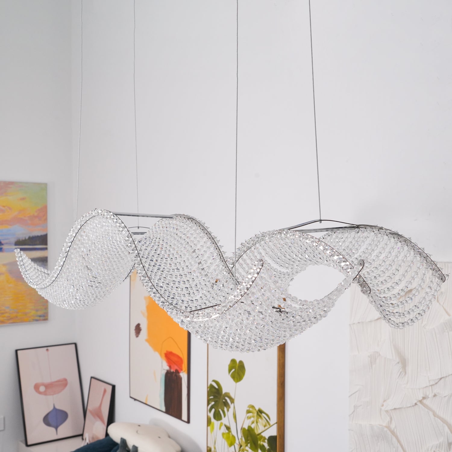 Caelox Postmodern Luxury Crystal Chandelier-Neutral Decor
