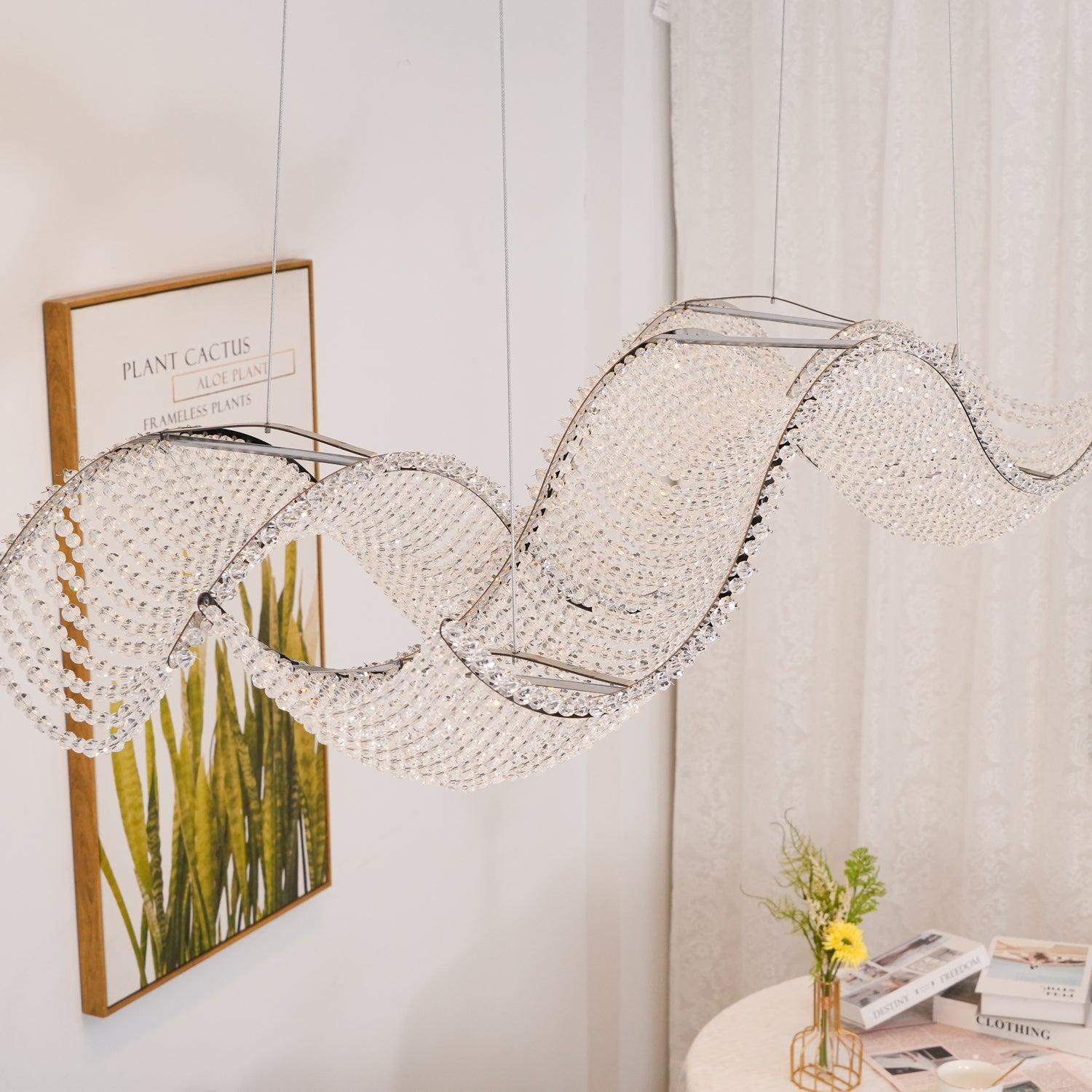 Caelox Postmodern Luxury Crystal Chandelier-Neutral Decor