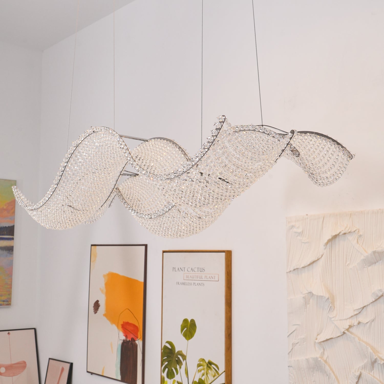 Caelox Postmodern Luxury Crystal Chandelier-Neutral Decor