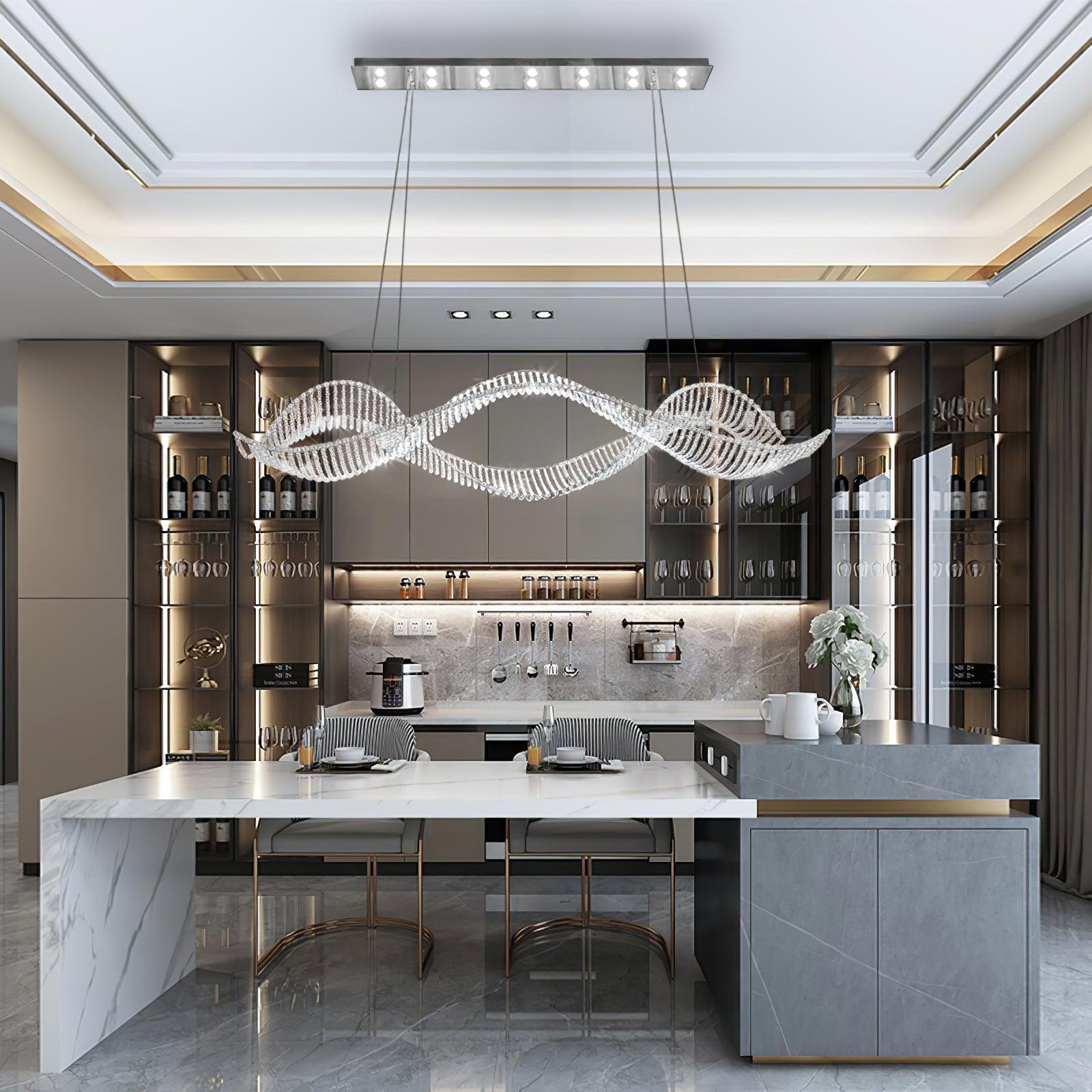 Caelox Postmodern Luxury Crystal Chandelier-Neutral Decor