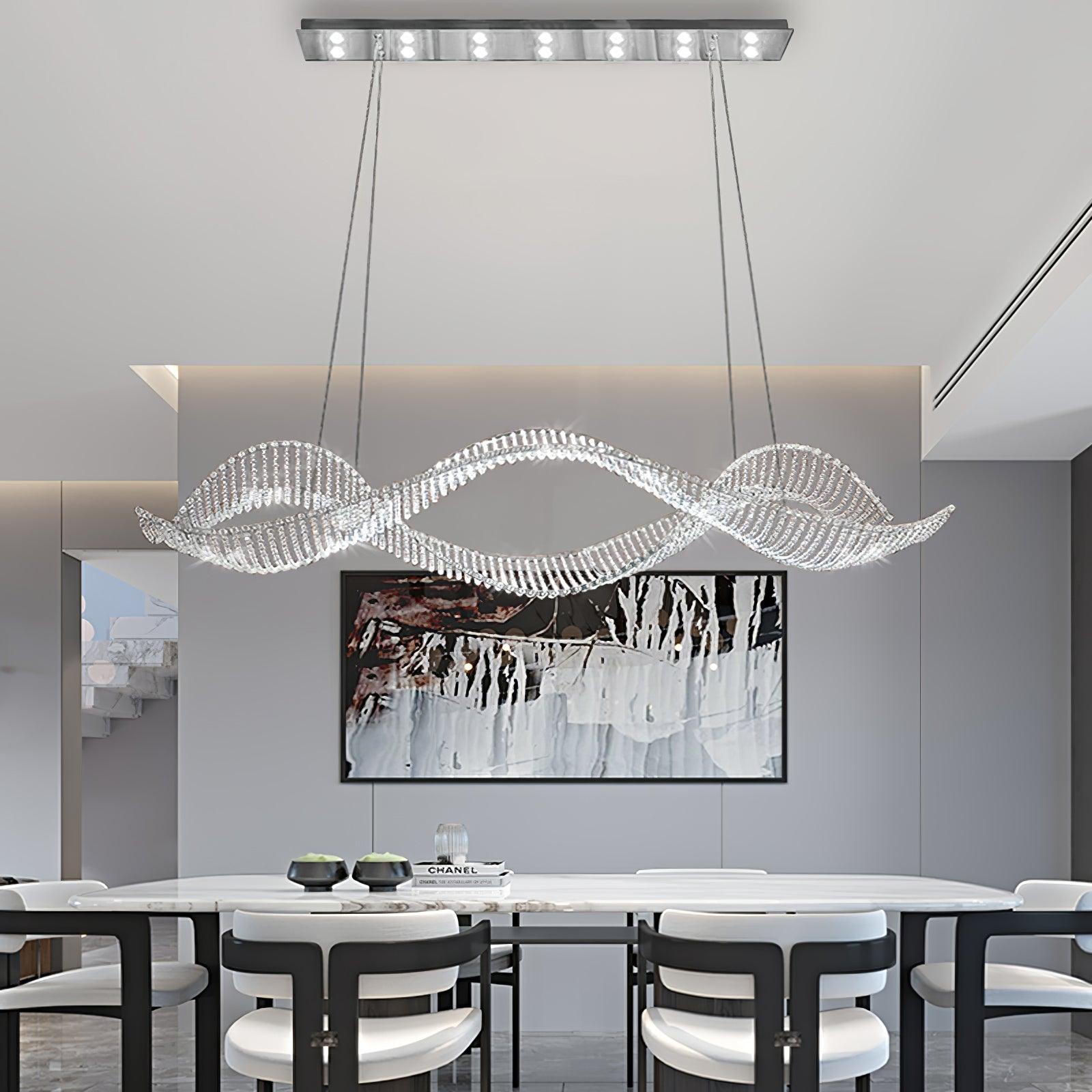 Caelox Postmodern Luxury Crystal Chandelier-Neutral Decor