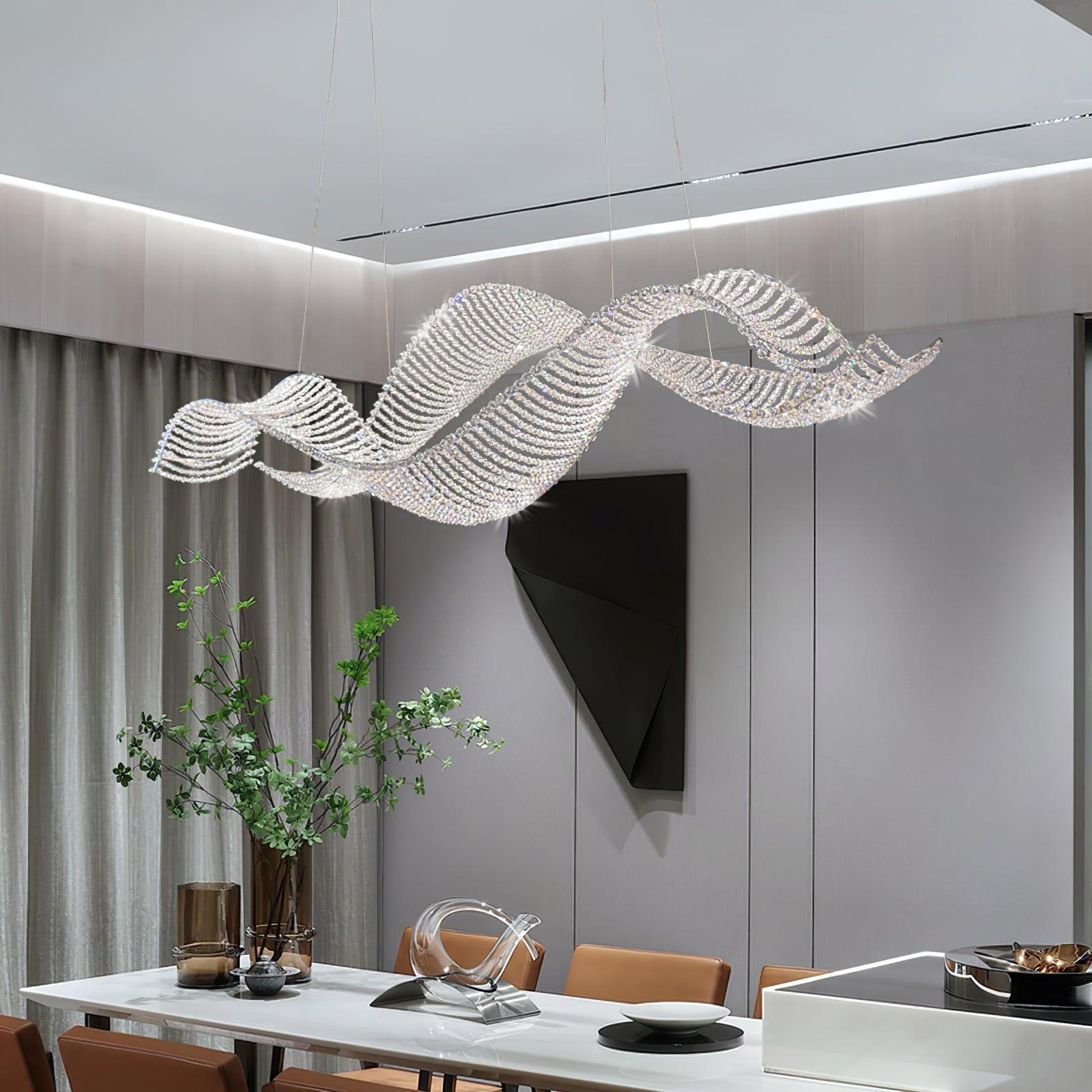 Caelox Postmodern Luxury Crystal Chandelier-Neutral Decor