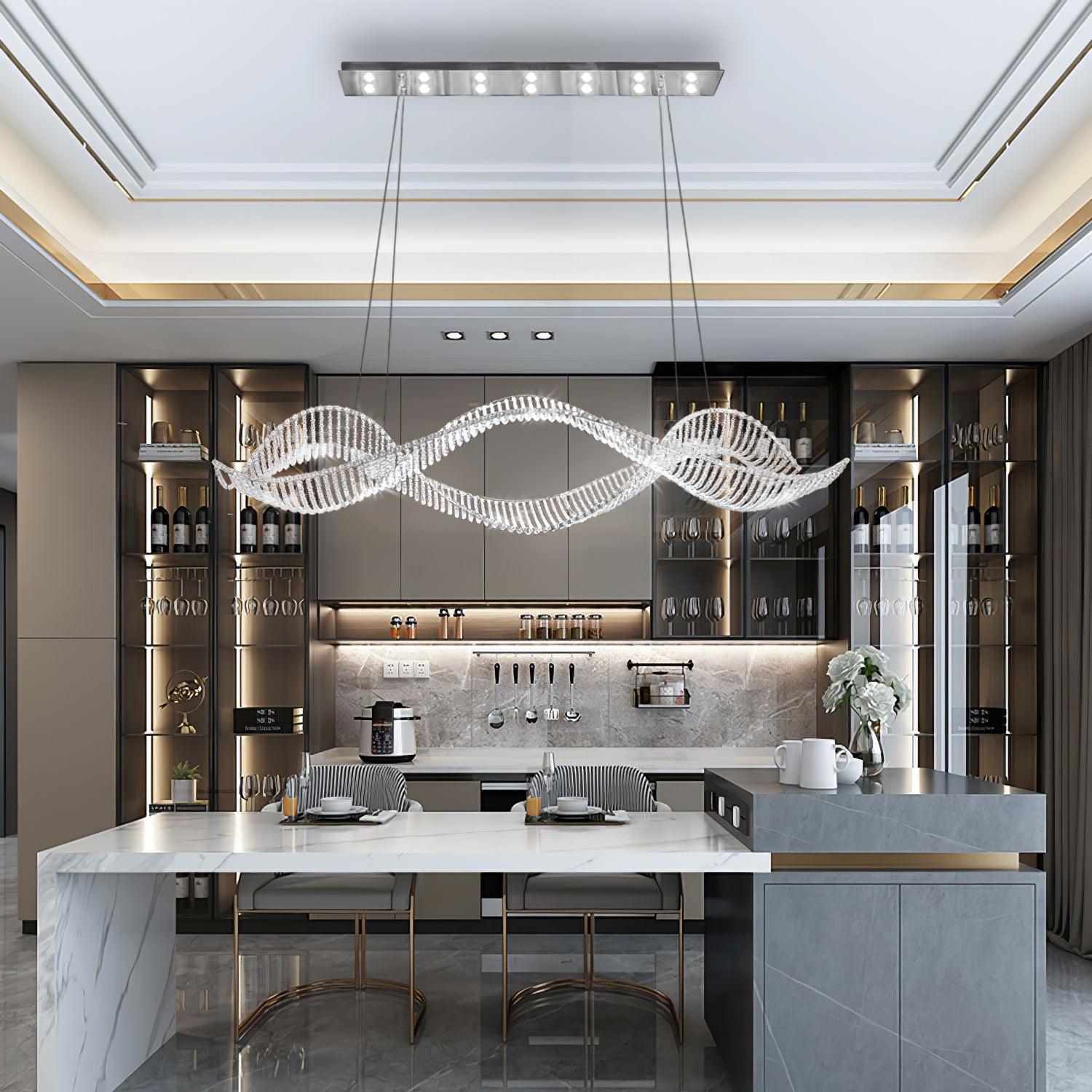 Caelox Postmodern Luxury Crystal Chandelier-Neutral Decor