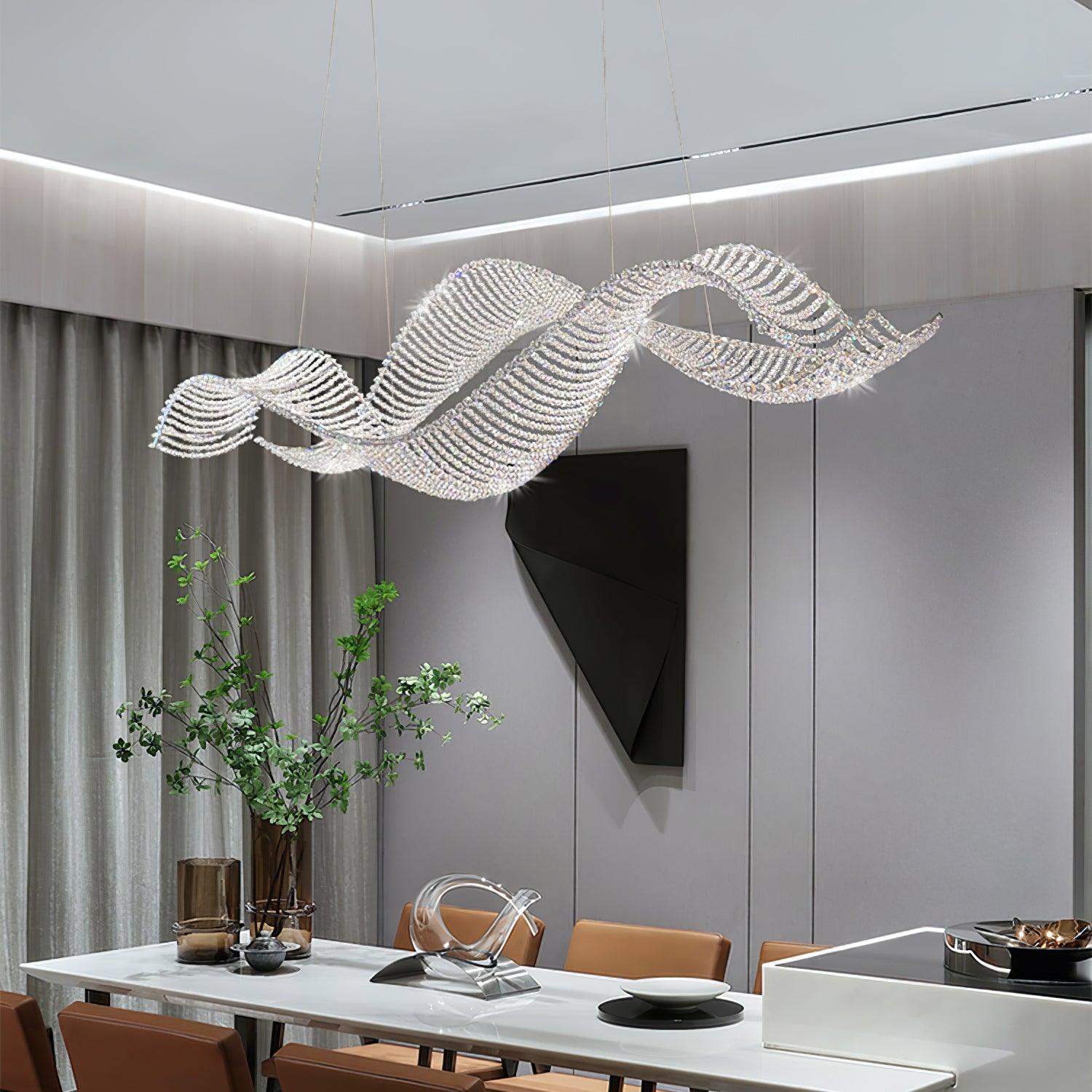 Caelox Postmodern Luxury Crystal Chandelier-Neutral Decor