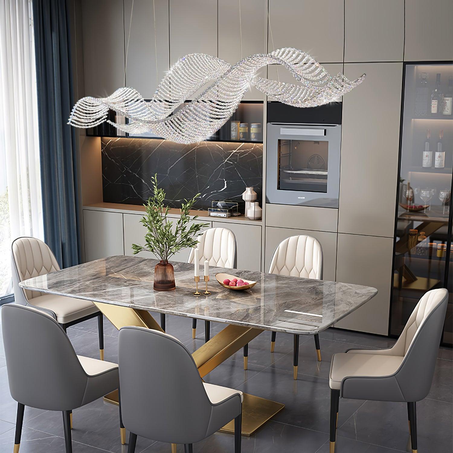 Caelox Postmodern Luxury Crystal Chandelier-Neutral Decor