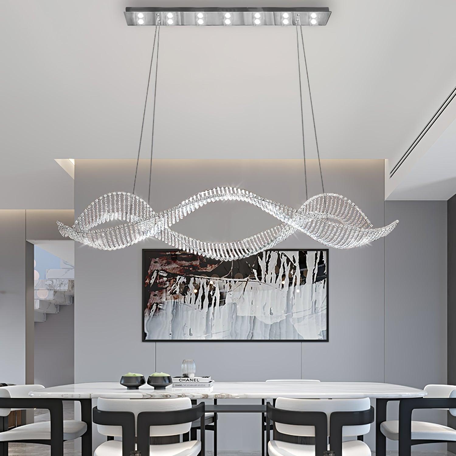 Caelox Postmodern Luxury Crystal Chandelier-Neutral Decor