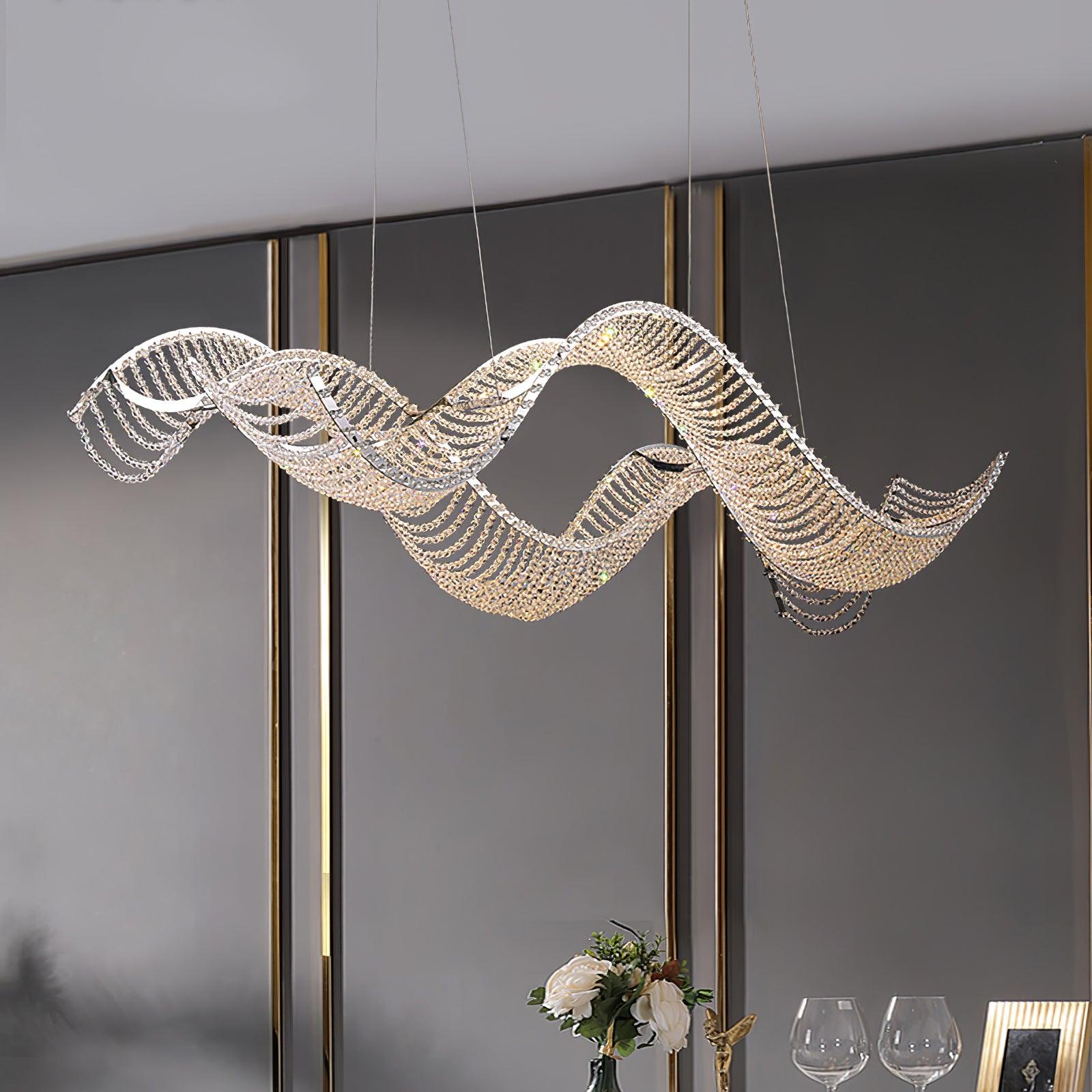 Caelox Postmodern Luxury Crystal Chandelier-Neutral Decor
