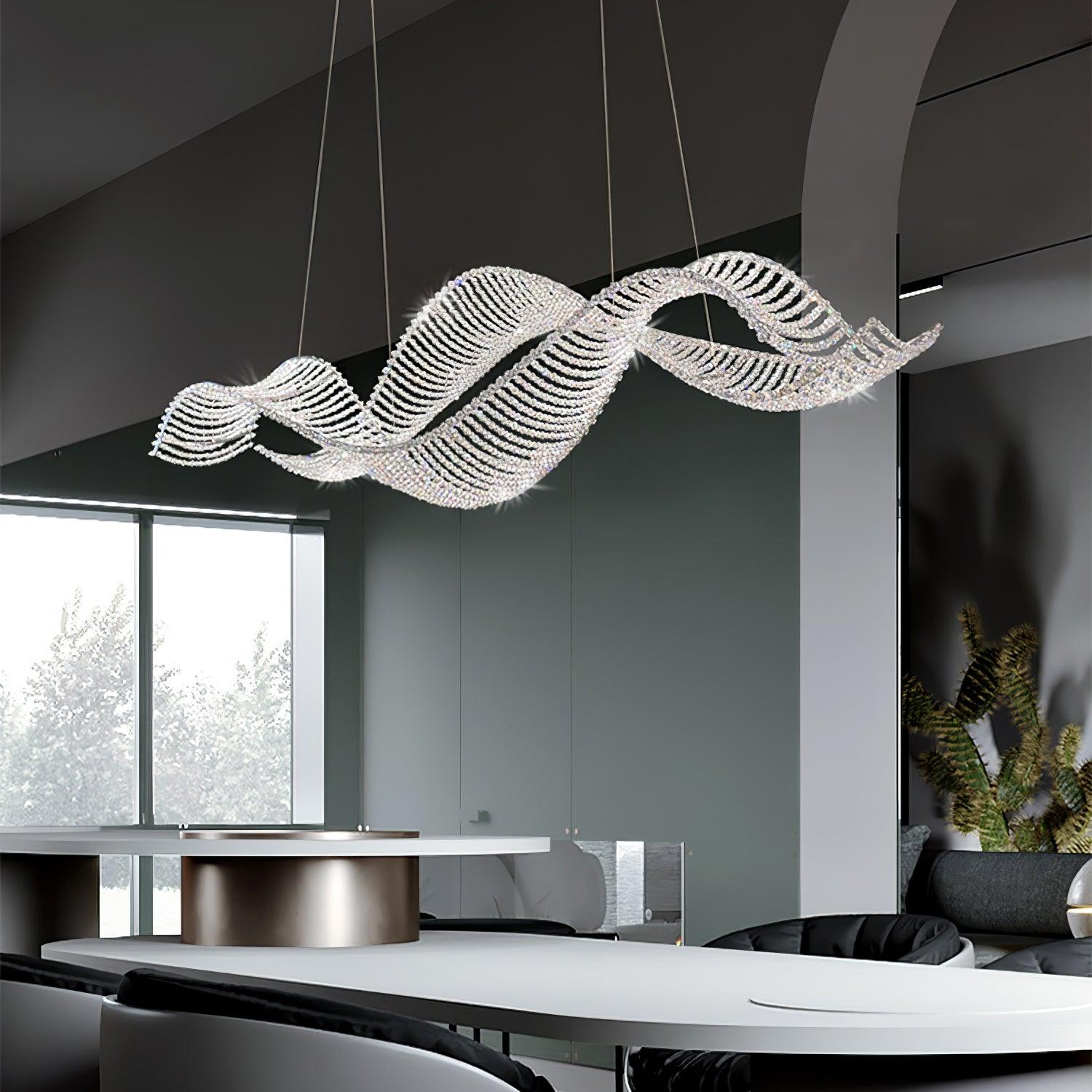 Caelox Postmodern Luxury Crystal Chandelier-Neutral Decor