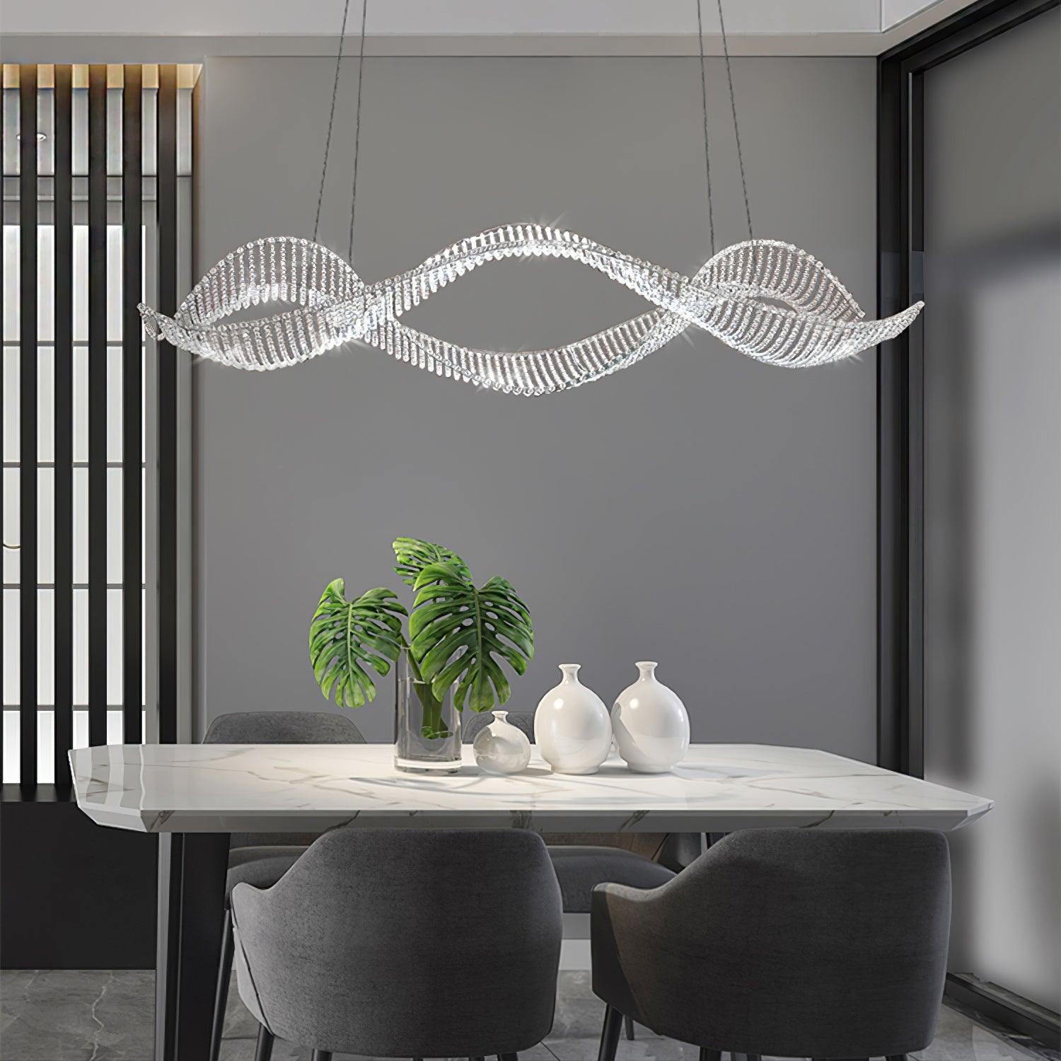 Caelox Postmodern Luxury Crystal Chandelier-Neutral Decor