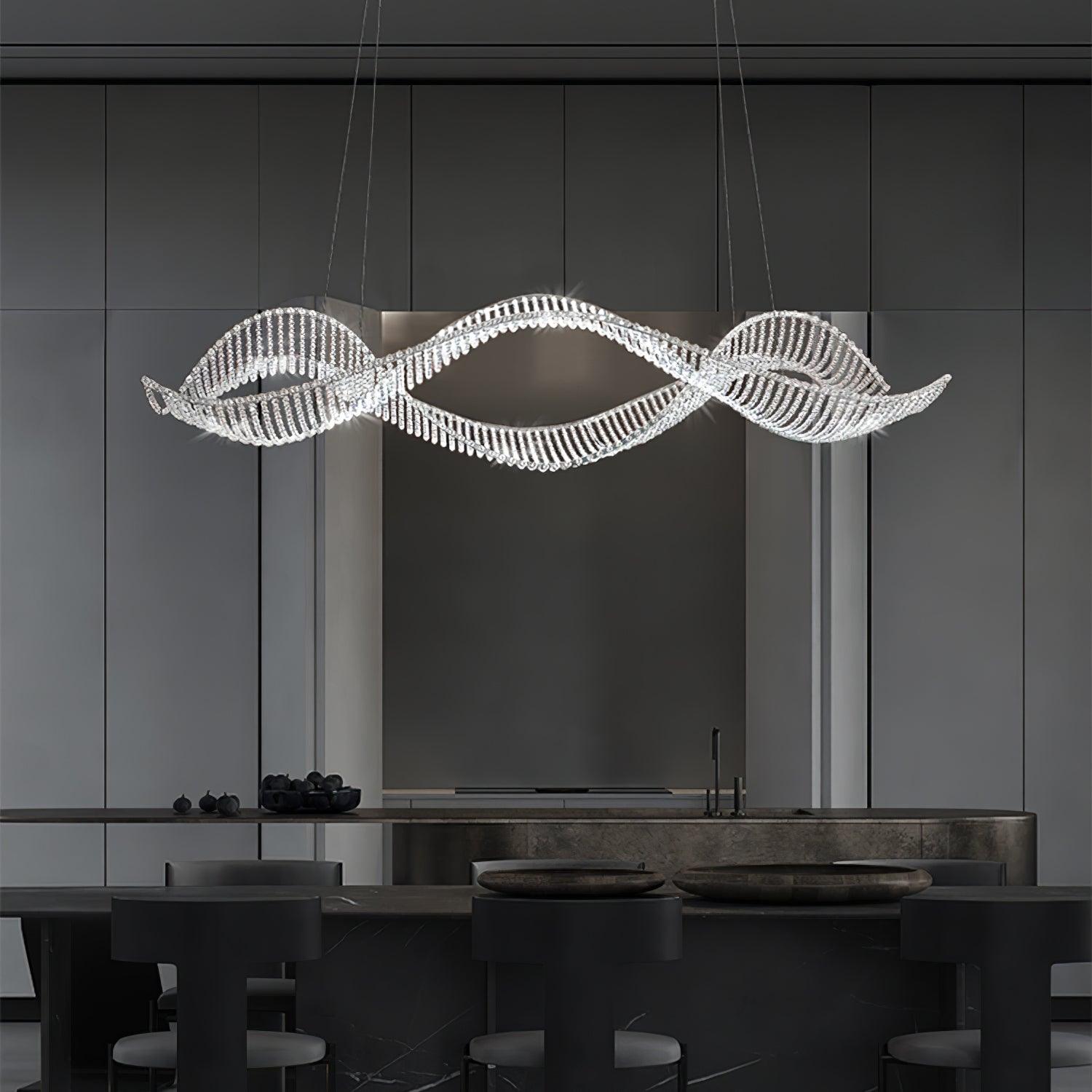 Caelox Postmodern Luxury Crystal Chandelier-Neutral Decor