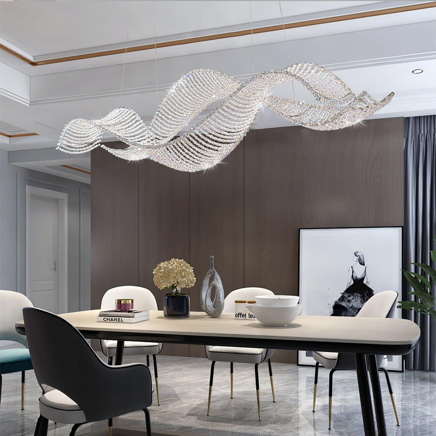 Caelox Postmodern Luxury Crystal Chandelier-Neutral Decor