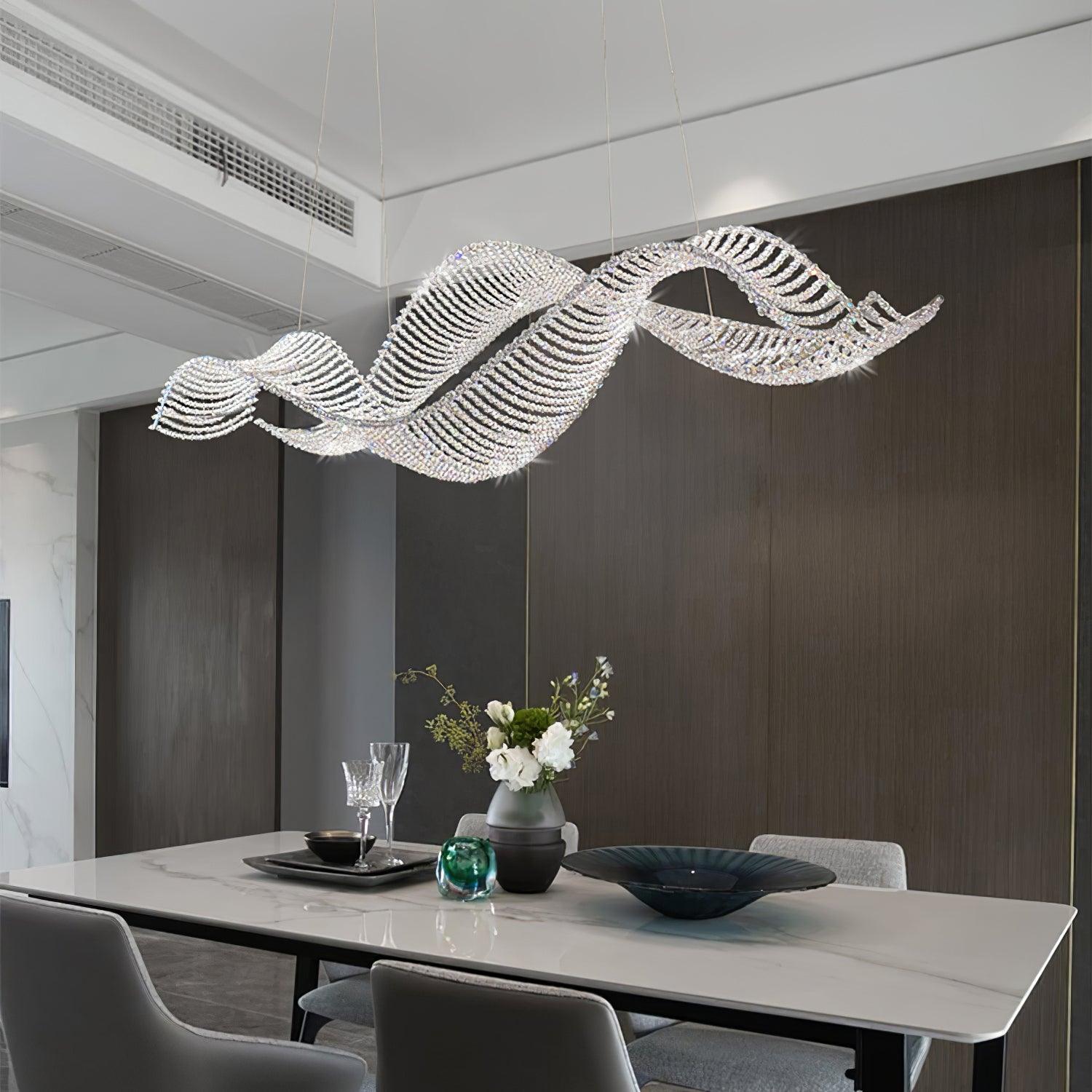 Caelox Postmodern Luxury Crystal Chandelier-Neutral Decor