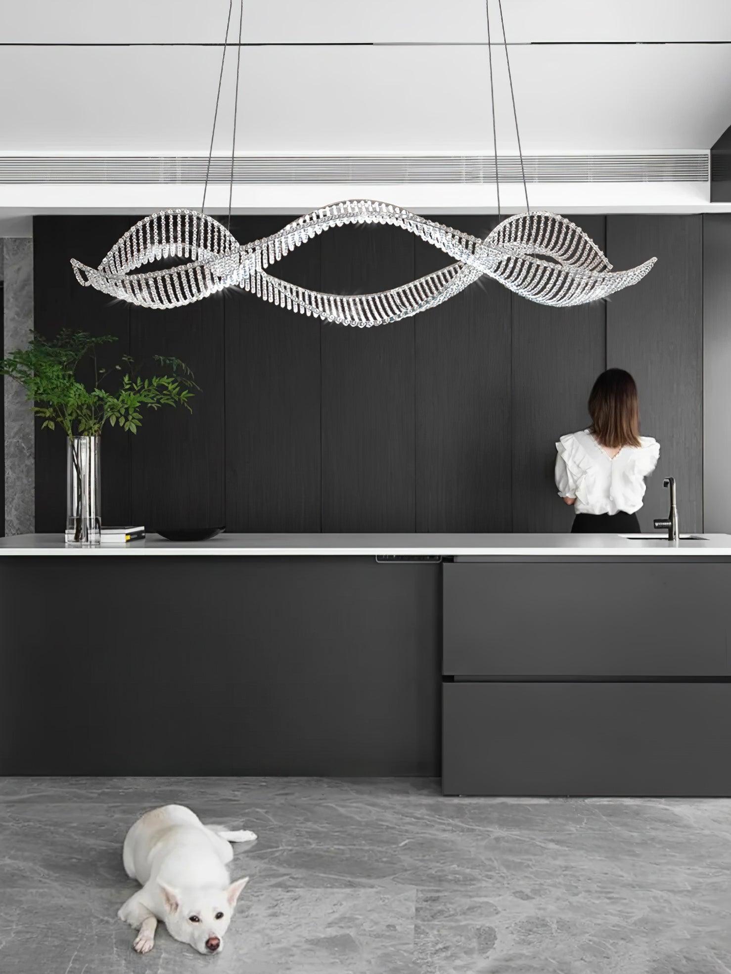 Caelox Postmodern Luxury Crystal Chandelier-Neutral Decor