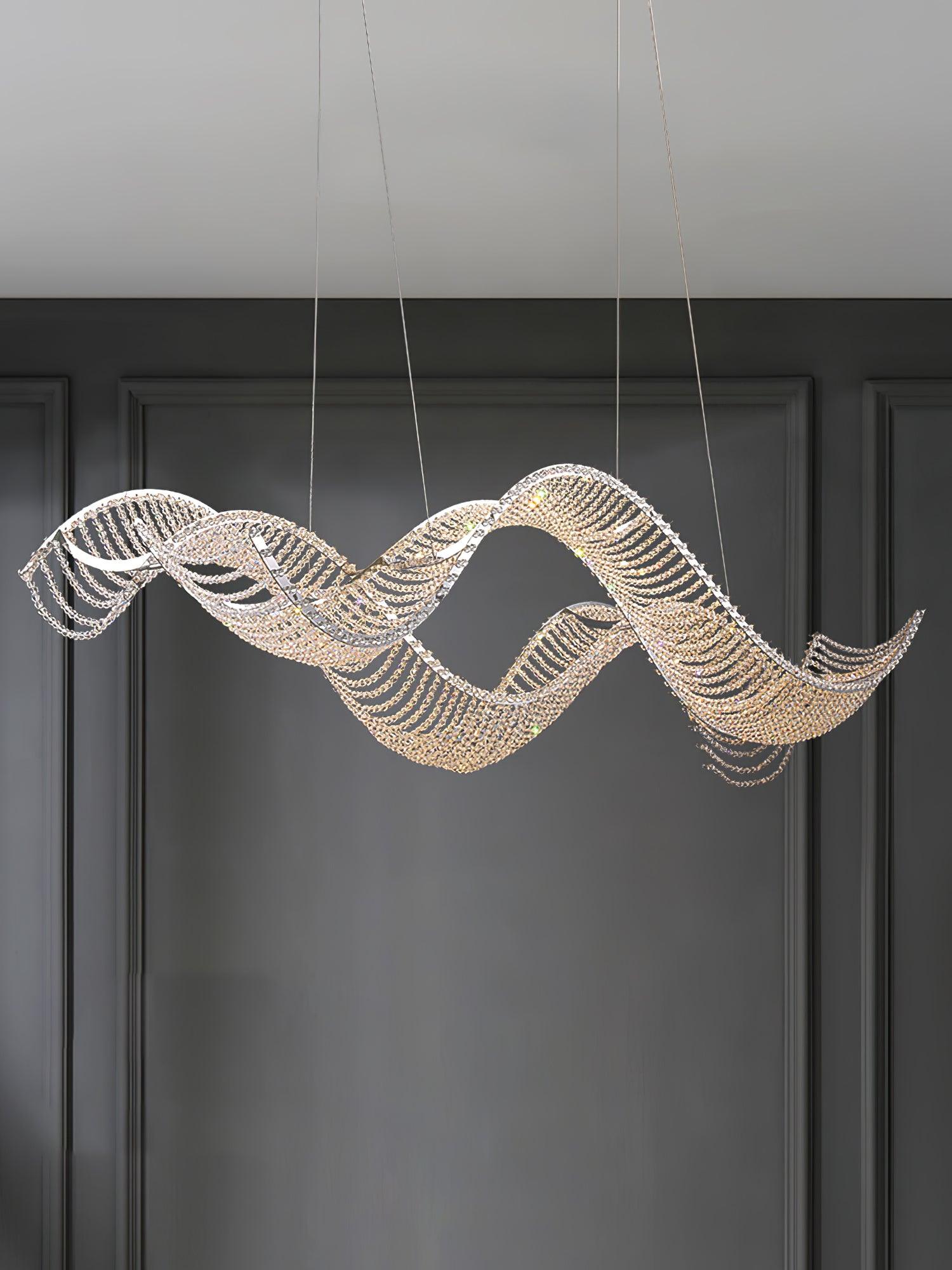 Caelox Postmodern Luxury Crystal Chandelier-Neutral Decor