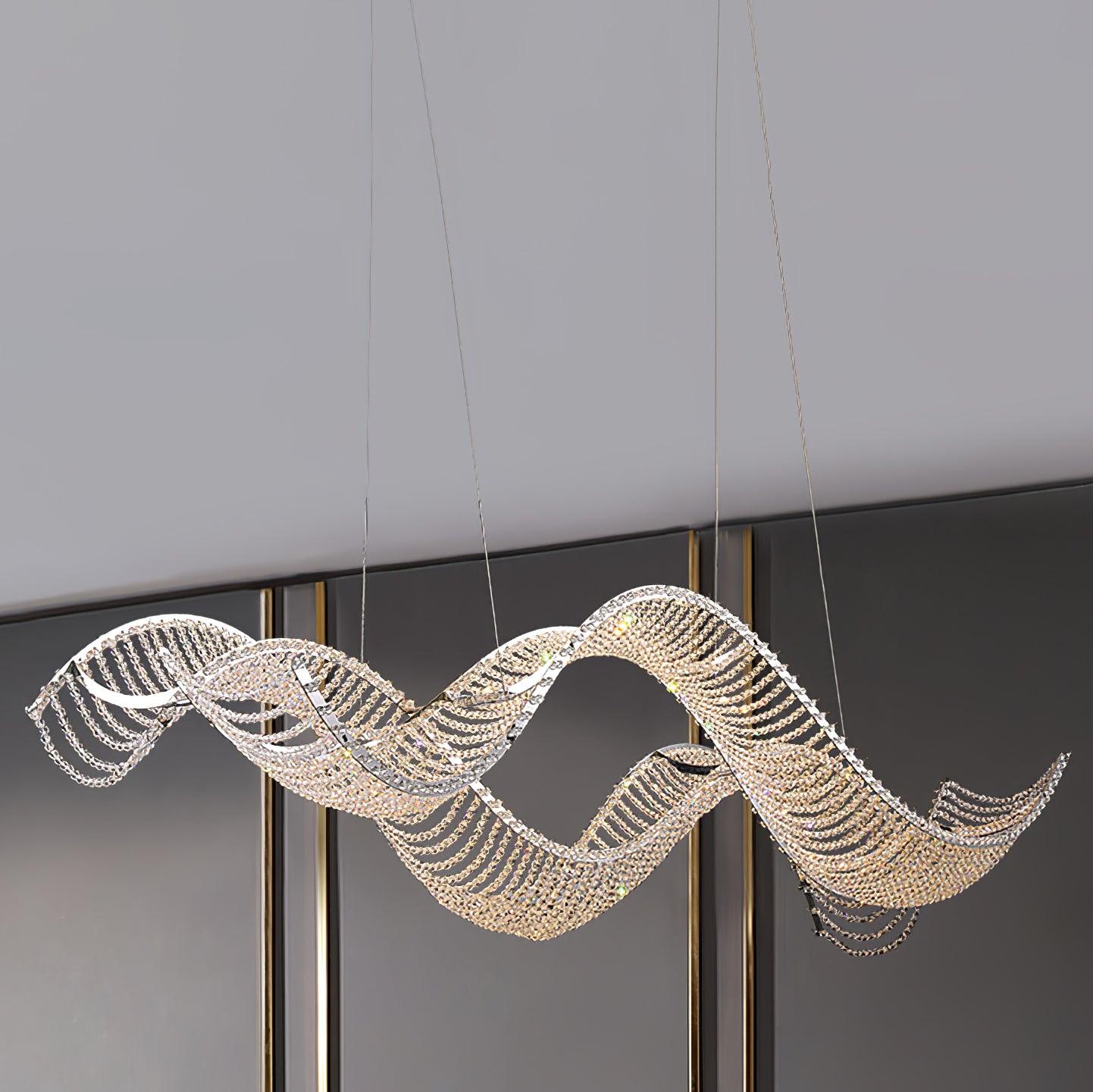 Caelox Postmodern Luxury Crystal Chandelier-Neutral Decor