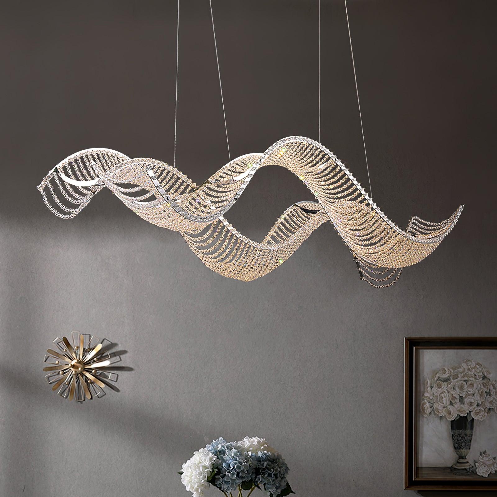 Caelox Postmodern Luxury Crystal Chandelier-Neutral Decor